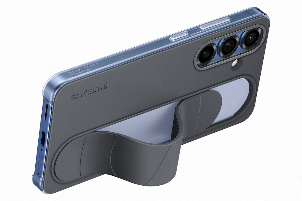 Samsung Galaxy S25 Standing grip case zwart