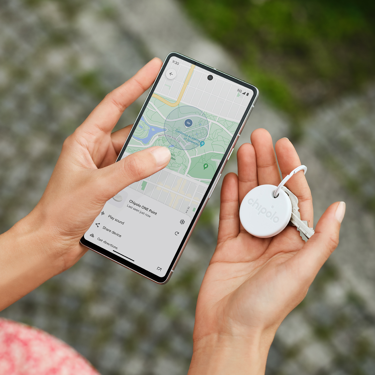 Chipolo ONE Point bluetooth tracker (4 pack) wit