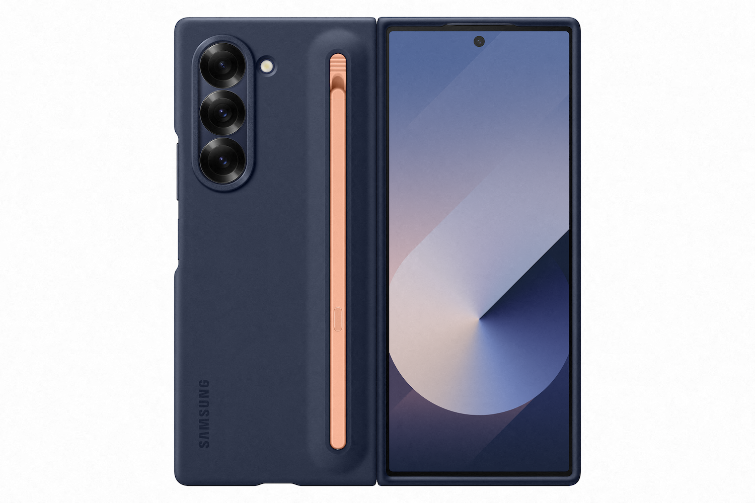 Samsung Galaxy Fold6 S Pen case blauw