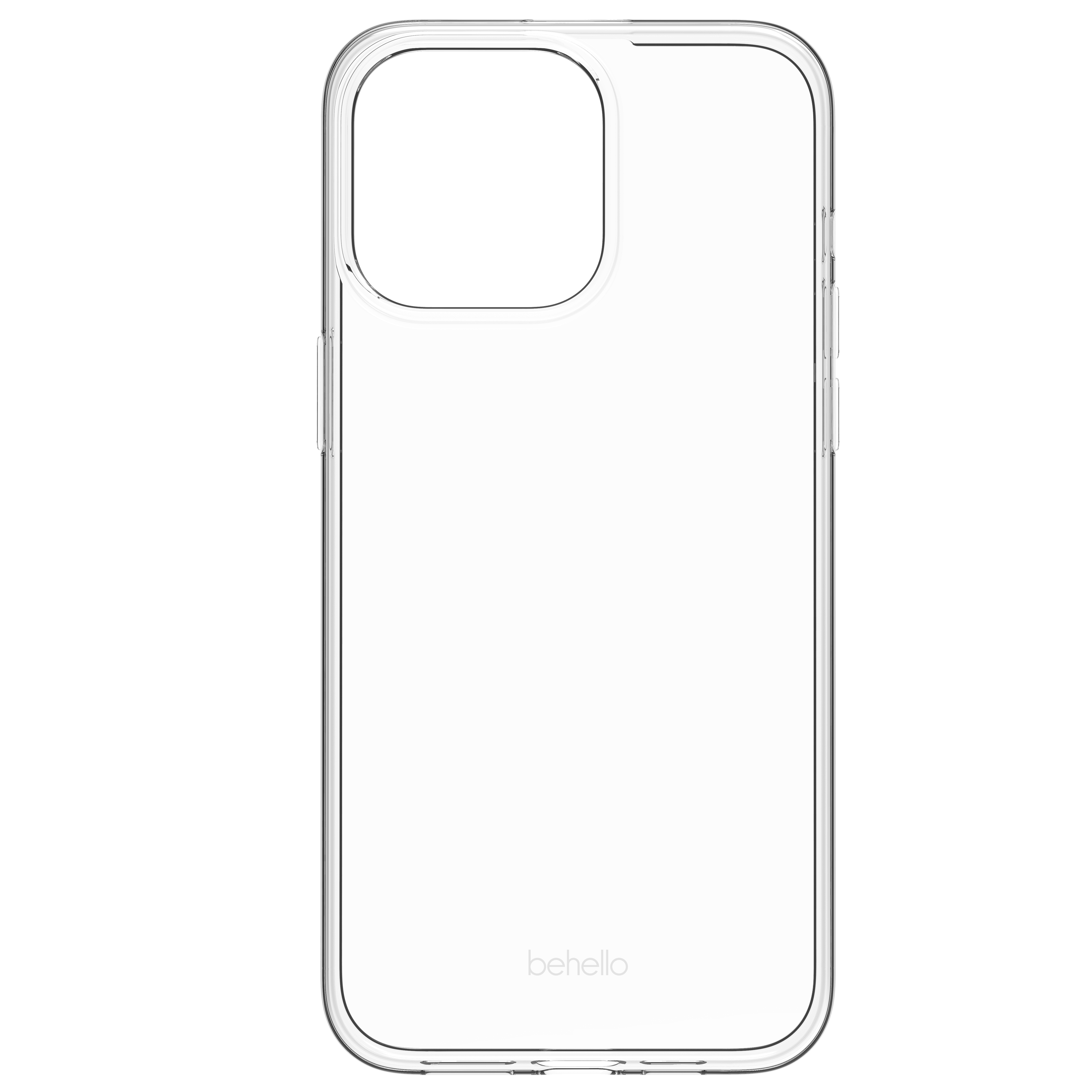 BeHello iPhone 15 Pro Max Thin gel case transparant