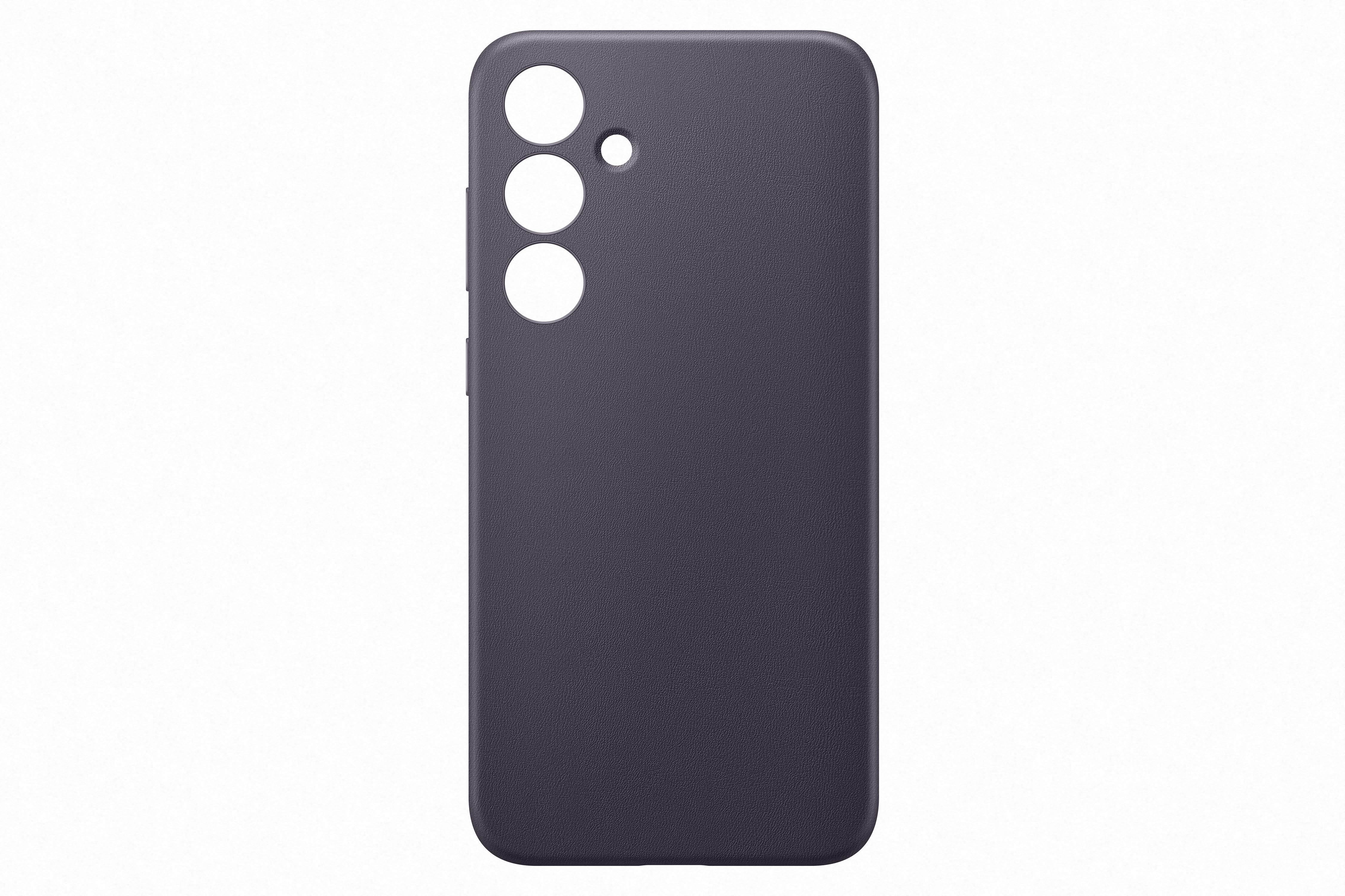 Samsung Galaxy S24+ Vegan leather case dark violet