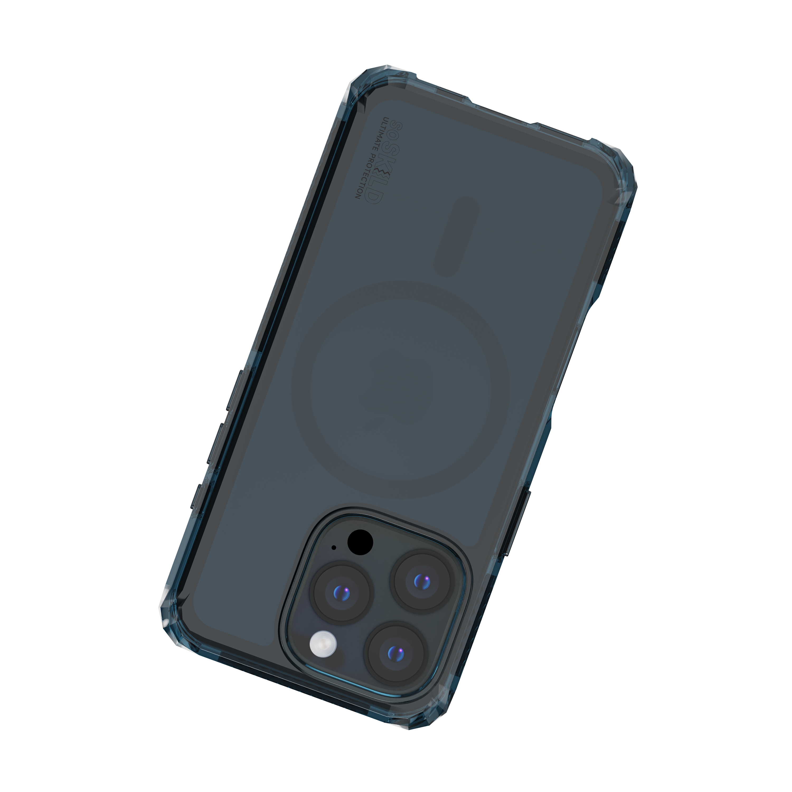 SoSkild iPhone 16 Pro Defend heavy impact case met magnetische ring grijs