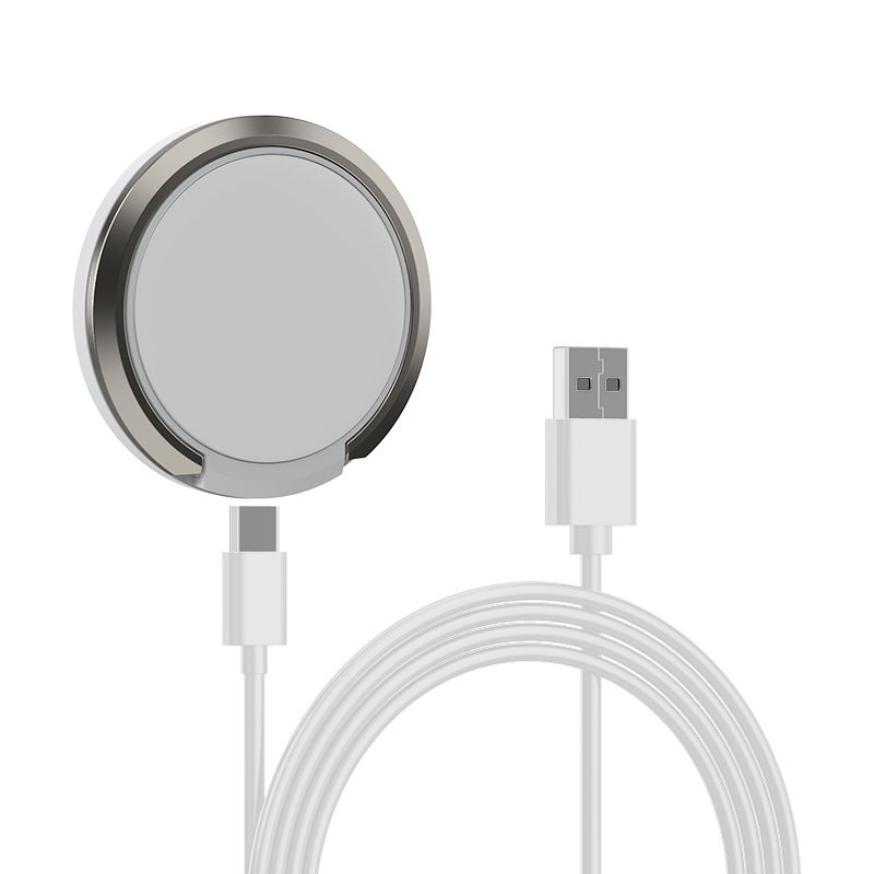 BeHello Draadloze oplader met magnetische ring wit