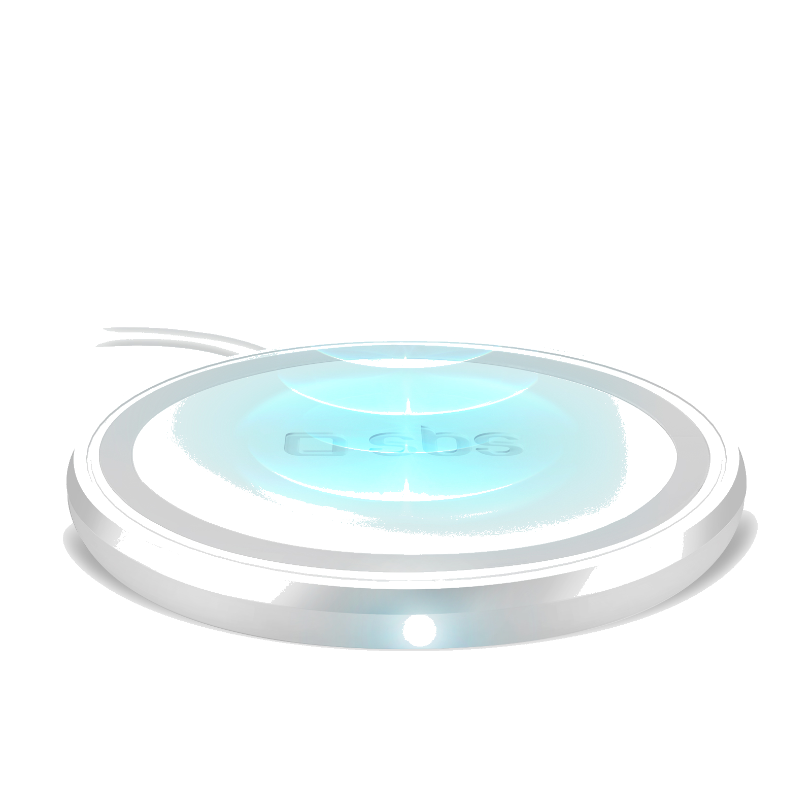 SBS Draadloze oplader 15W wit