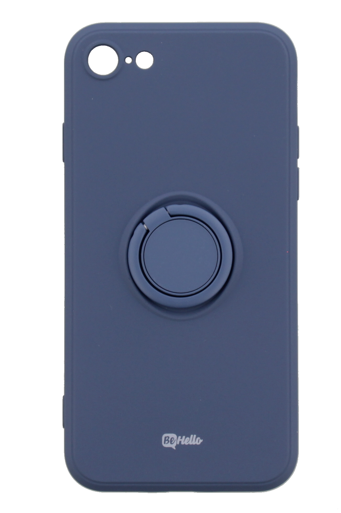 BeHello iPhone SE 2022 Ring back case blauw