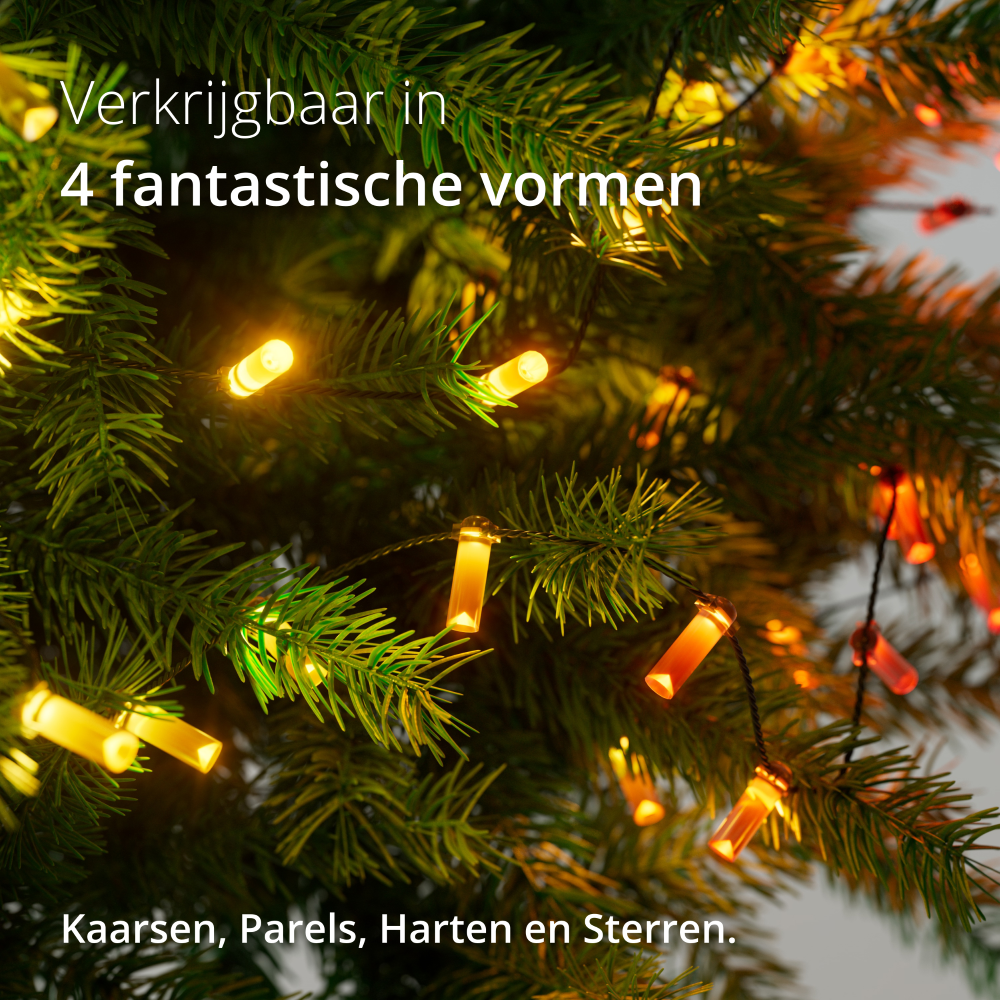 Twinkly Candies Candle slimme lichtsnoer RGB 200 lamps groen
