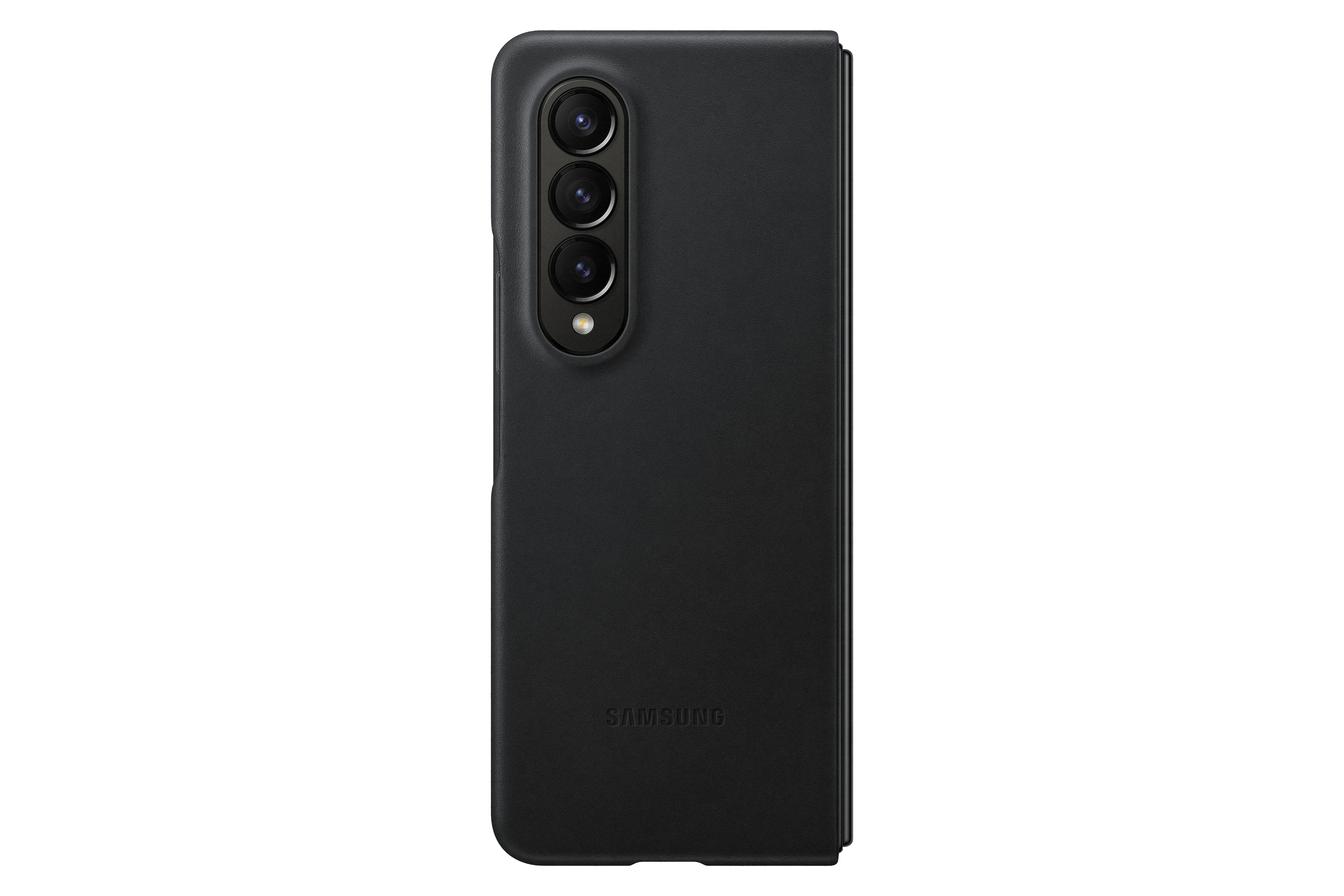 Samsung Galaxy Z Fold4 Leather case zwart