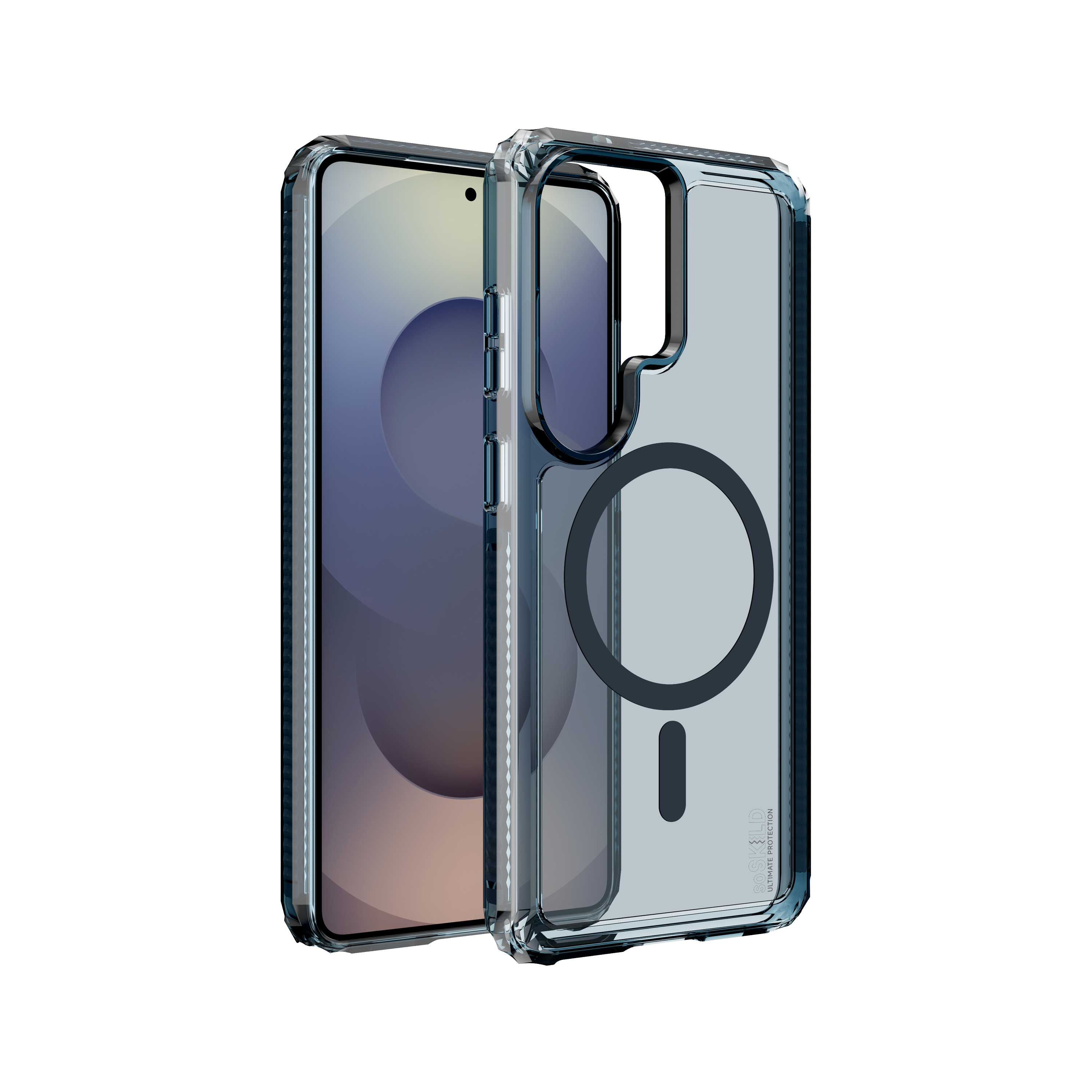 SoSkild Samsung Galaxy S26 Ultra Defend heavy impact case met magnetische ring grijs