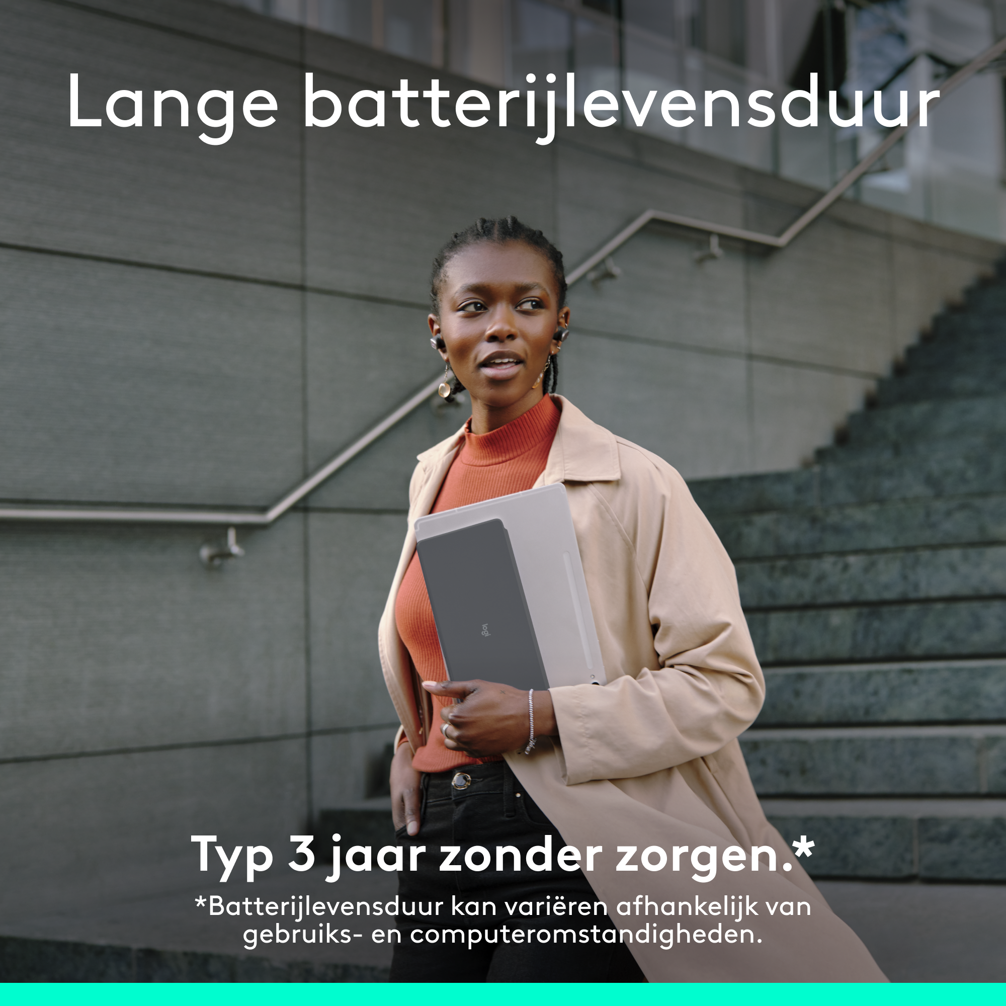 Logitech iPad Keys-To-Go 2 draadloos toetsenbord US grijs