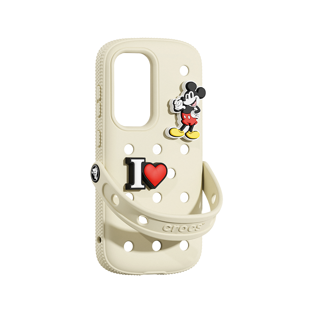 Samsung Galaxy S25 Crocs case bone