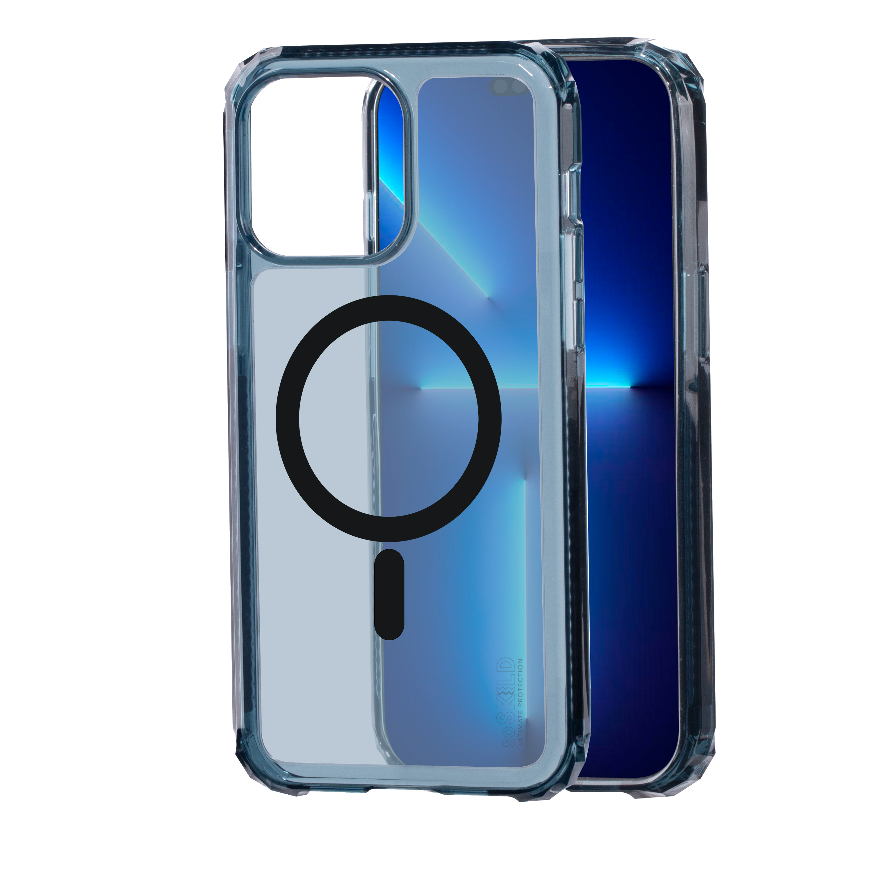 SoSkild iPhone 14 Pro Max Defend heavy impact case met magnetische ring grijs