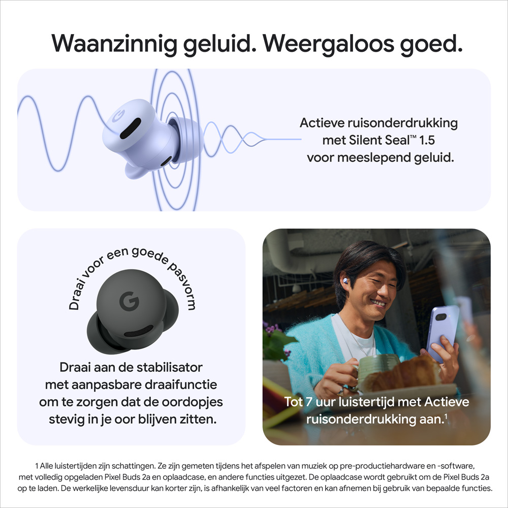 Google Pixel Buds 2a hazel