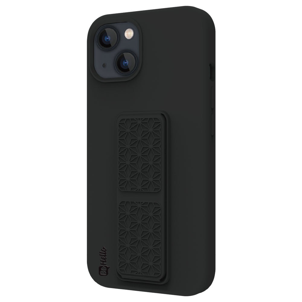 BeHello iPhone 14 Soft touch strap case zwart