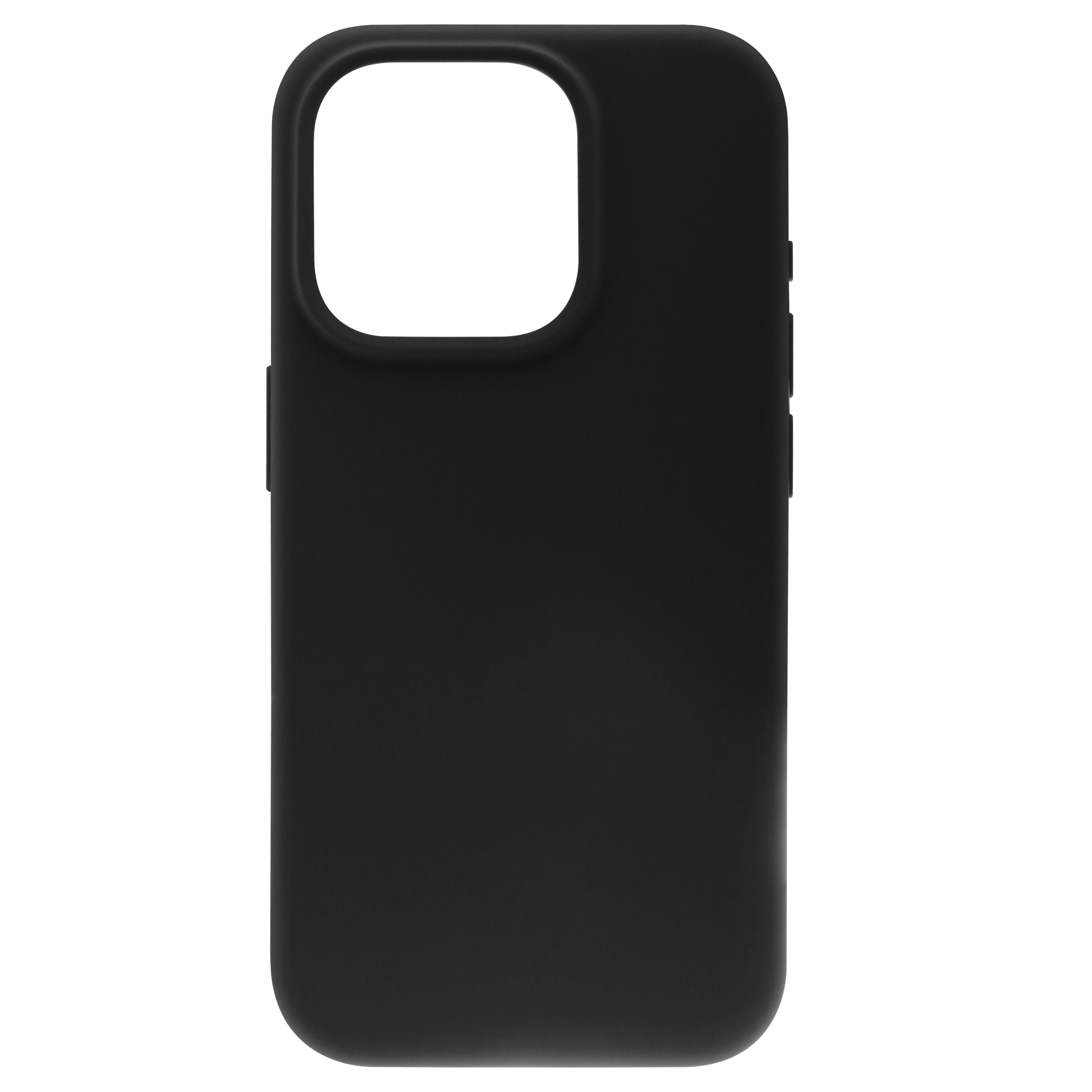 BeHello iPhone 15 Pro Soft touch case met magnetische ring zwart