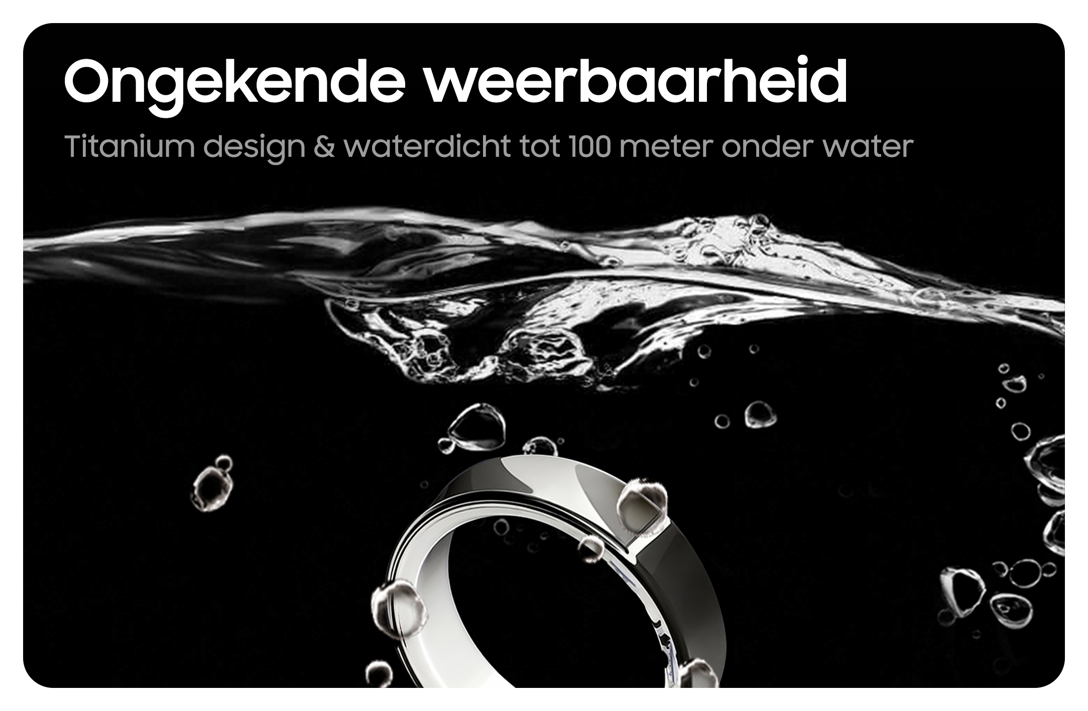 Samsung Galaxy Ring maat 9 titanium silver