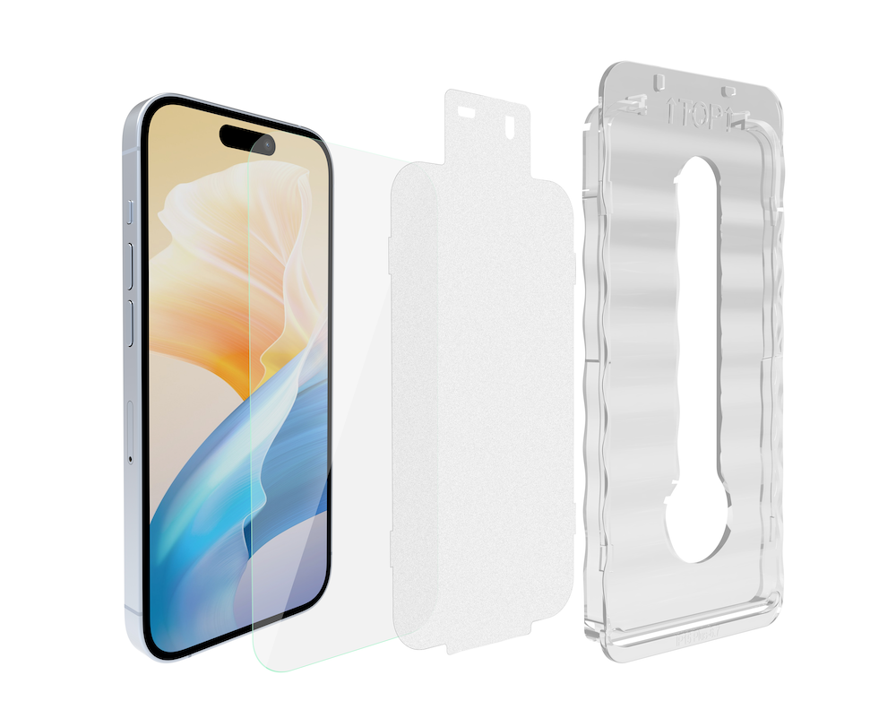 BeHello iPhone 16 / 15 High impact glass screenprotector