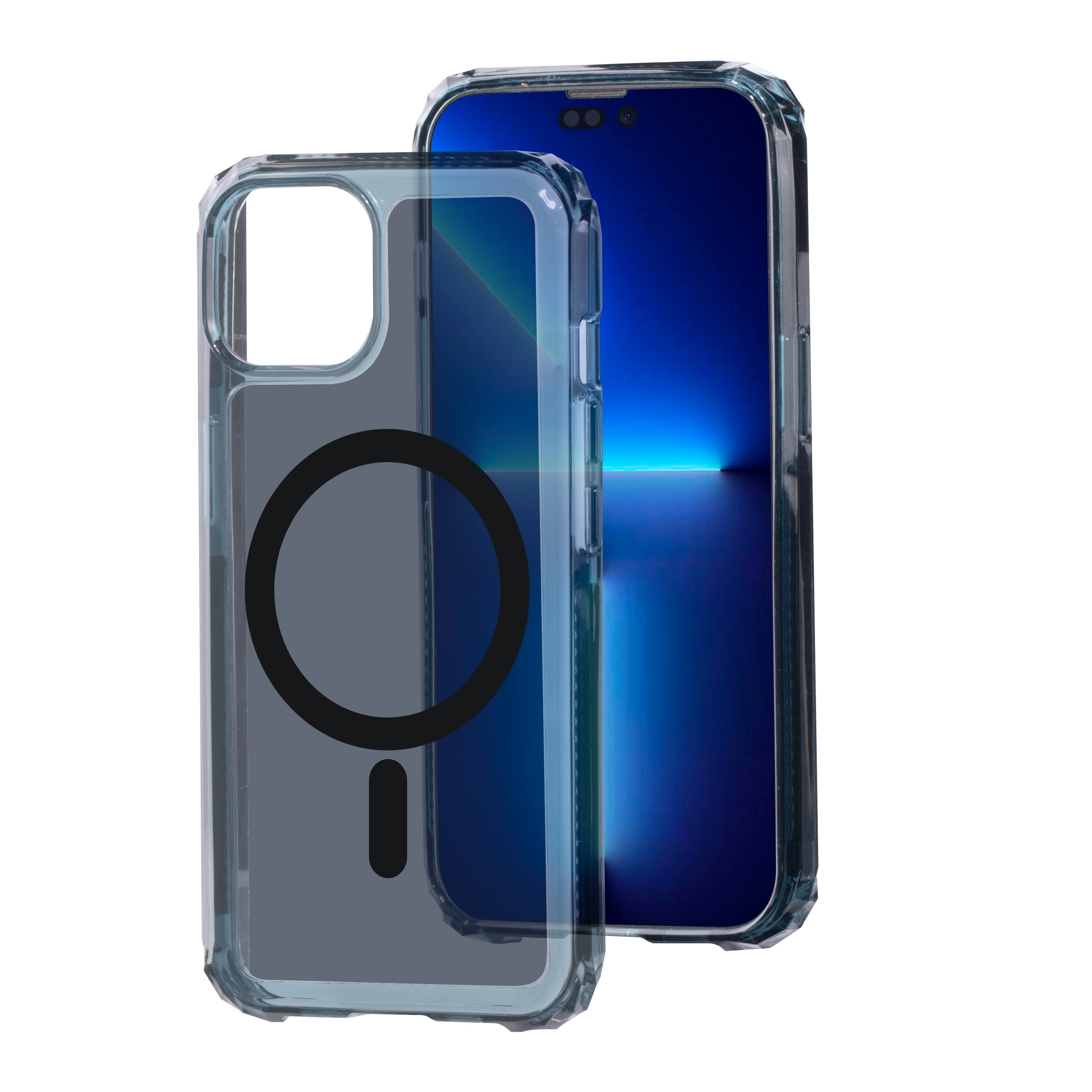 SoSkild iPhone 14 Defend heavy impact case met magnetische ring grijs