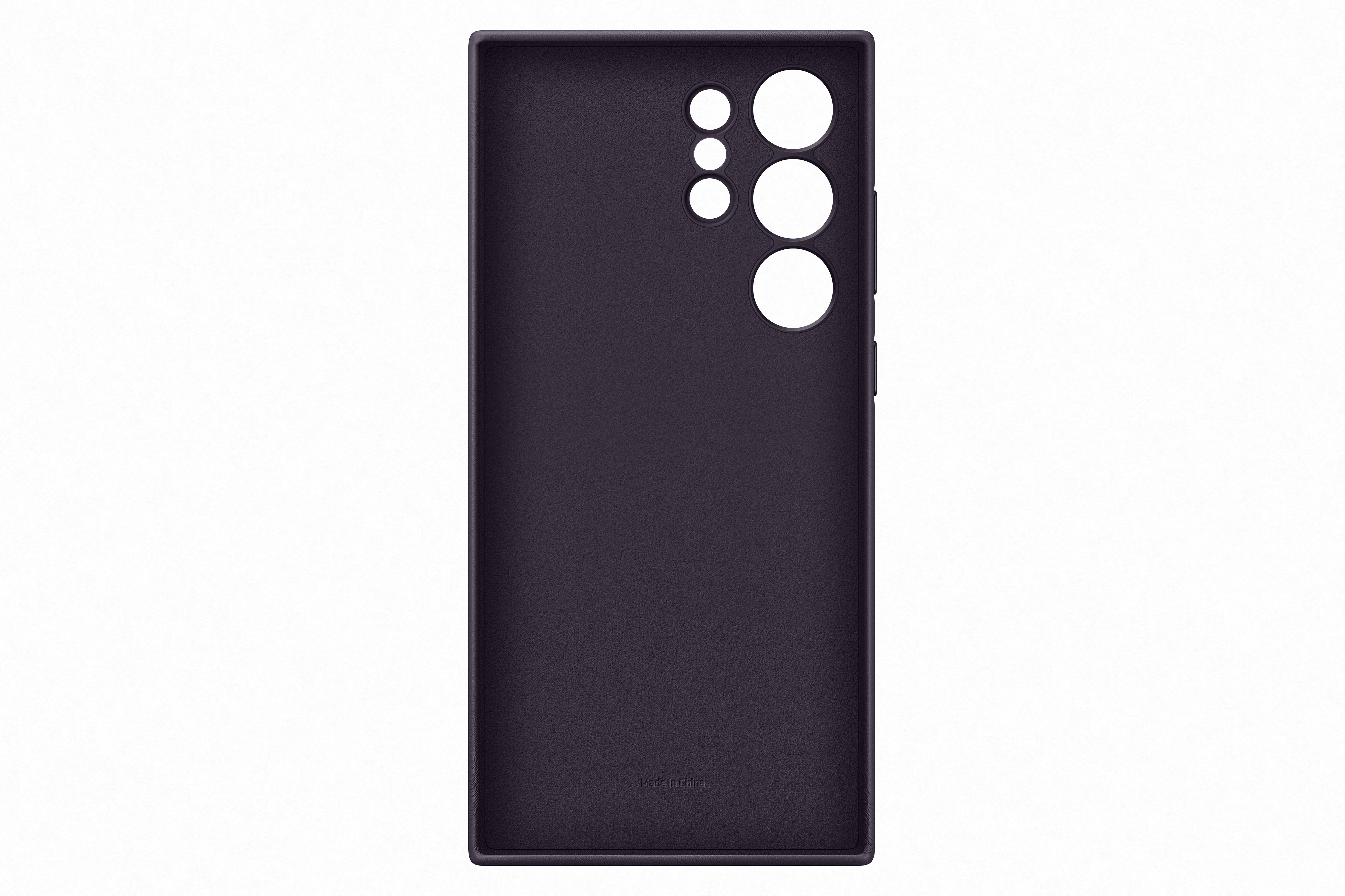 Samsung Galaxy S24 Ultra Vegan leather case dark violet
