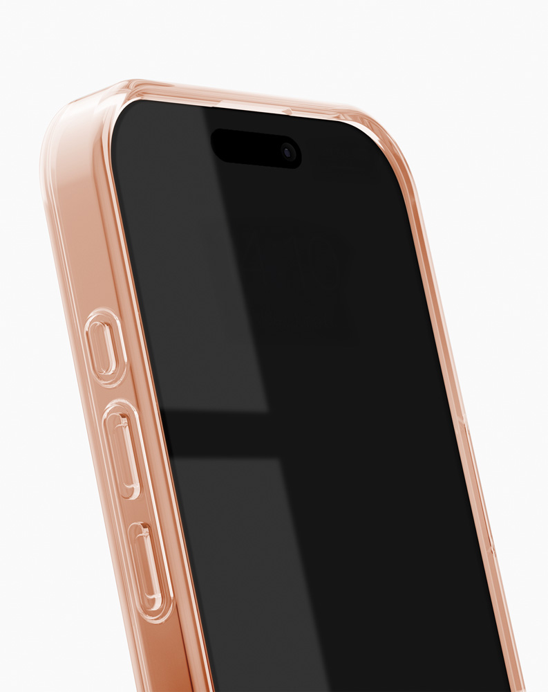 iDeal of Sweden iPhone 17 Glitter glow case met magnetische ring mocha mousse