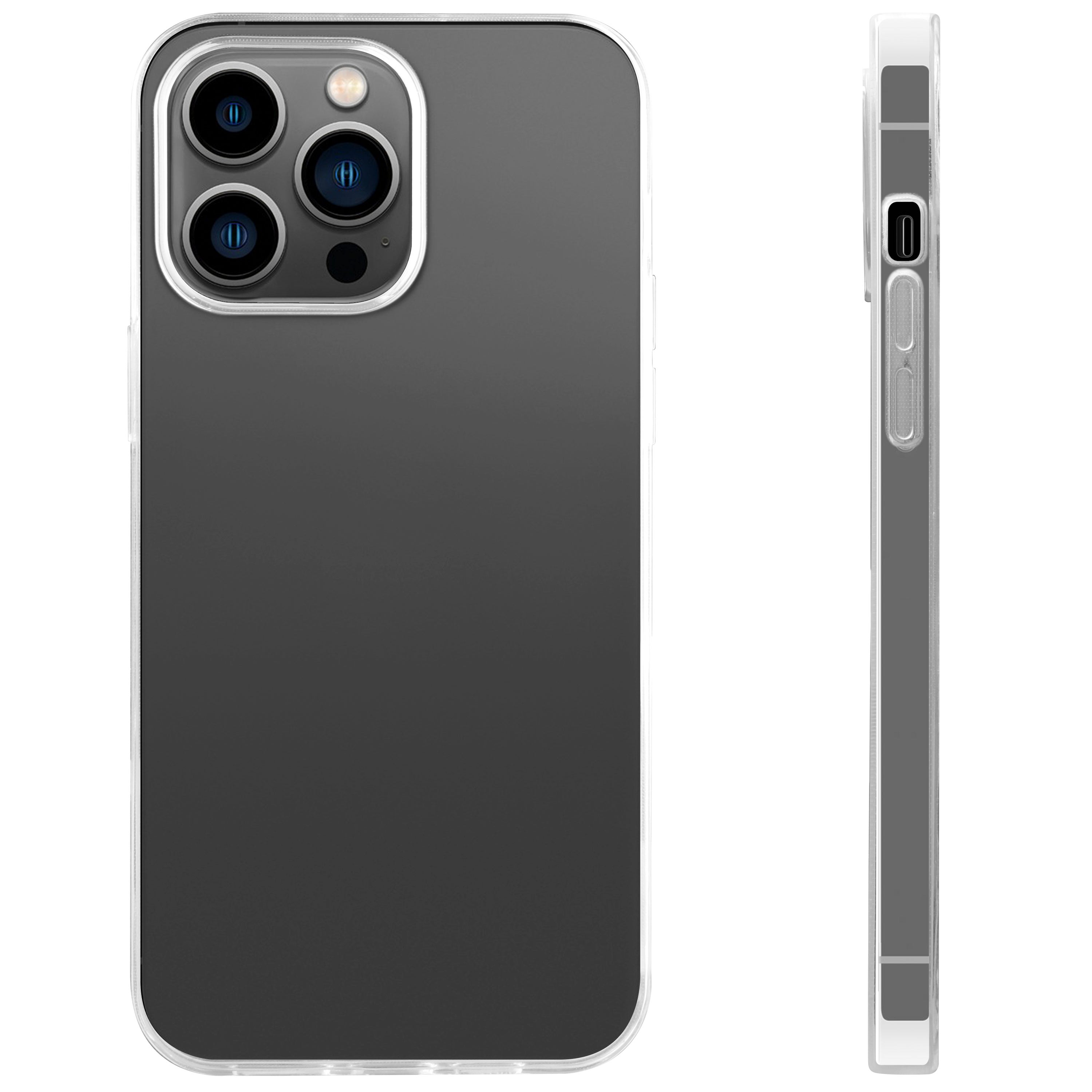 BeHello iPhone 14 Pro Thin gel case transparant