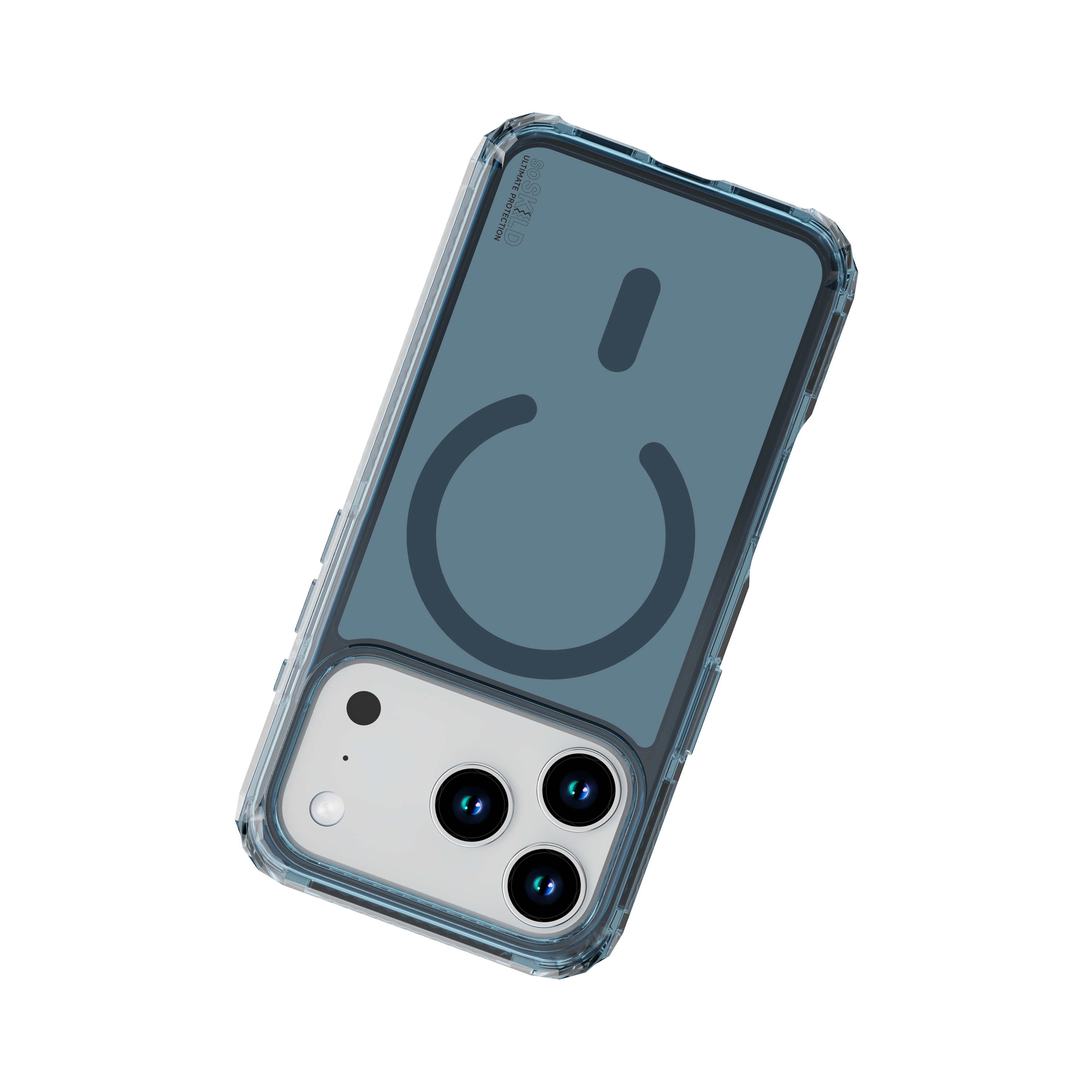 SoSkild iPhone 17 Pro Defend heavy impact case met magnetische ring grijs