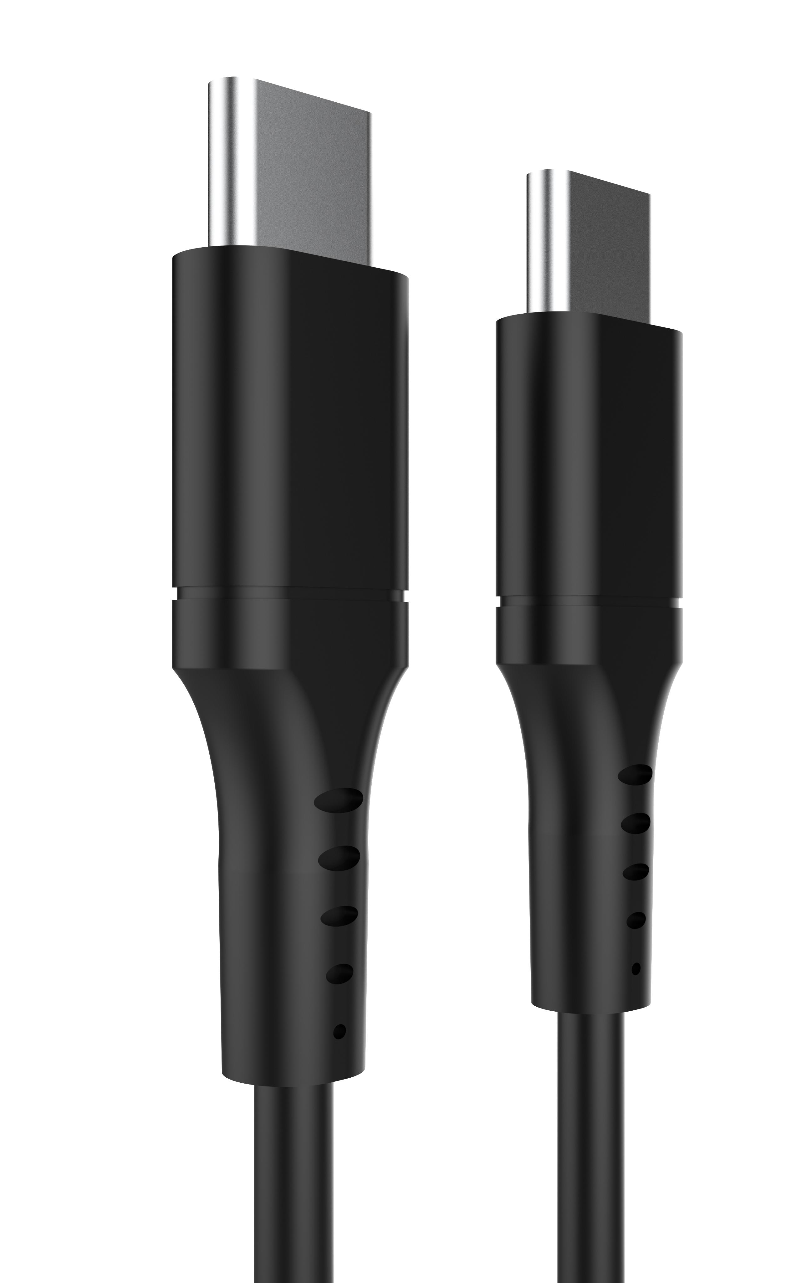 BeHello USB-C naar USB-C kabel 1m zwart