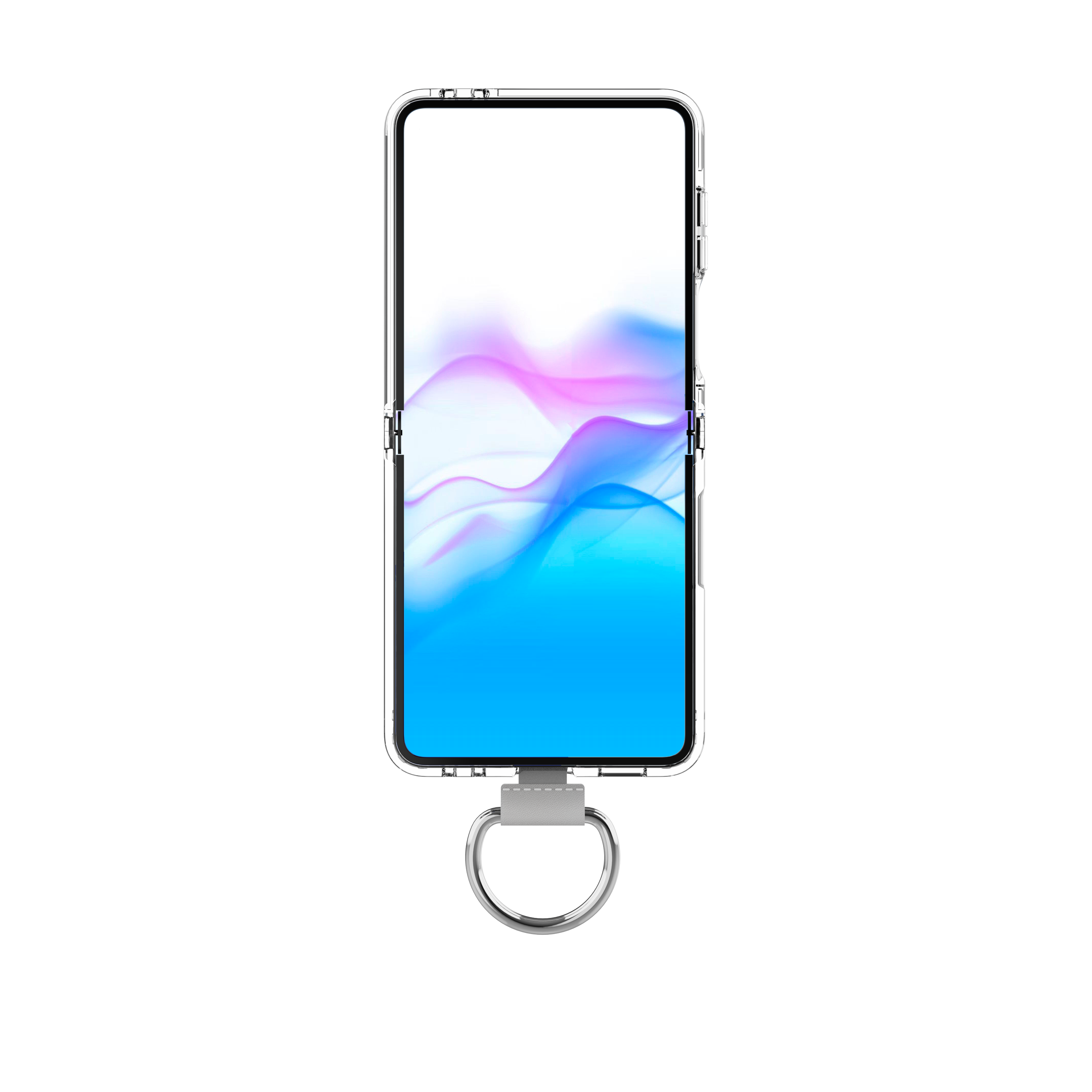 Behello Samsung Galaxy Flip7 Clear magnetic case transparant