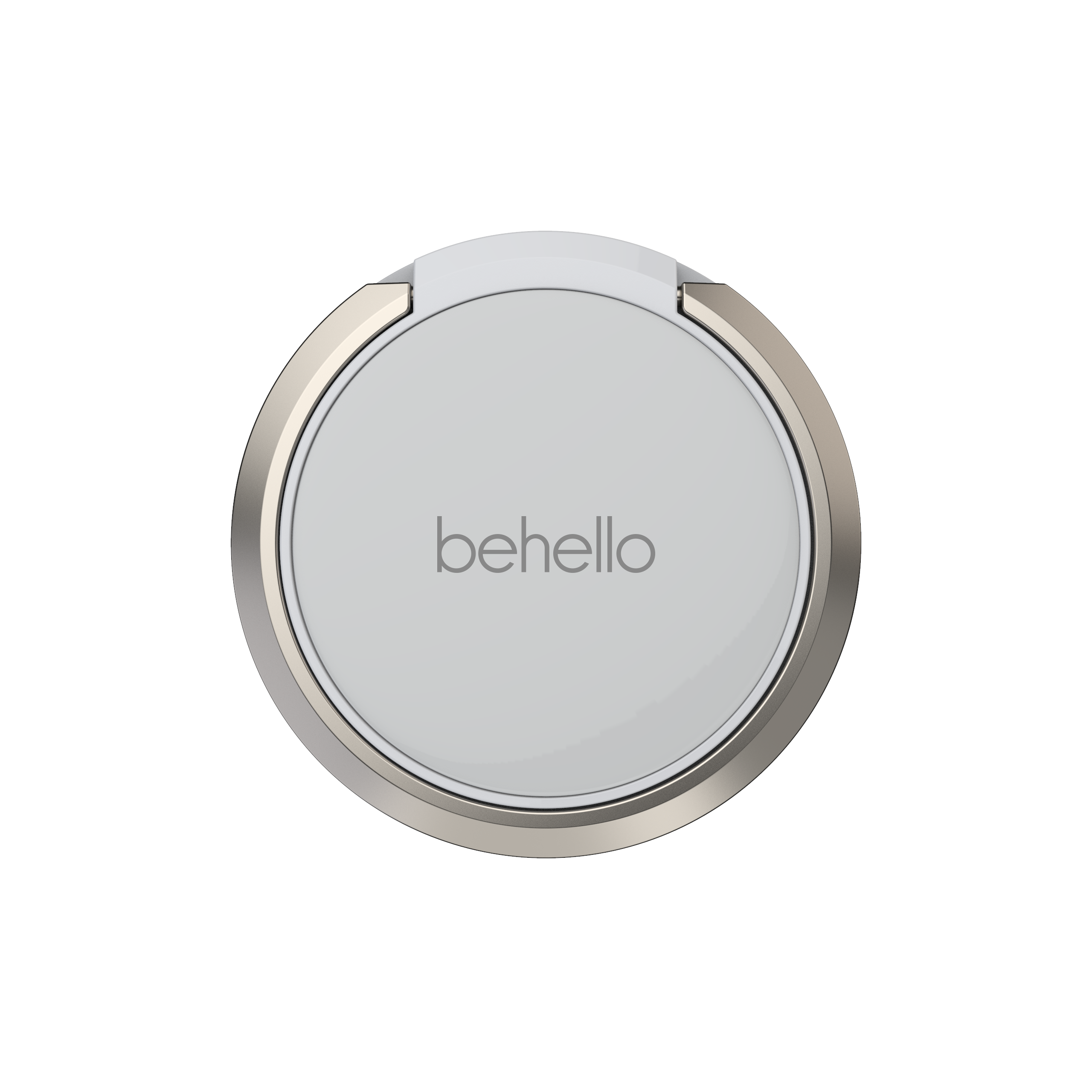 BeHello Draadloze oplader met magnetische ring wit
