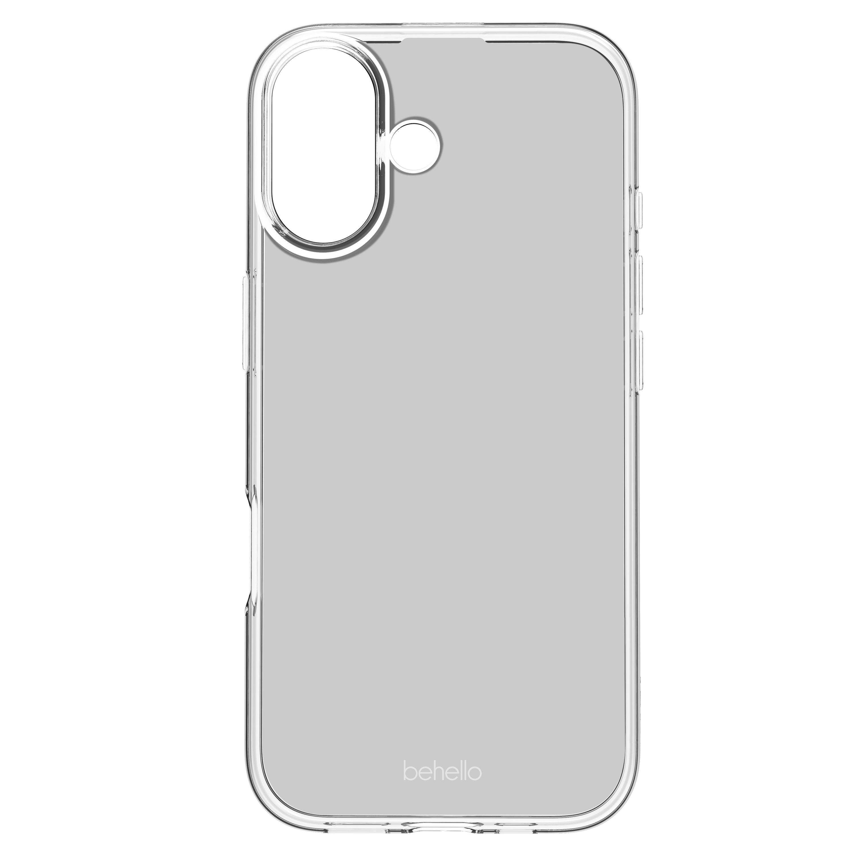 BeHello iPhone 17 Thin gel case transparant