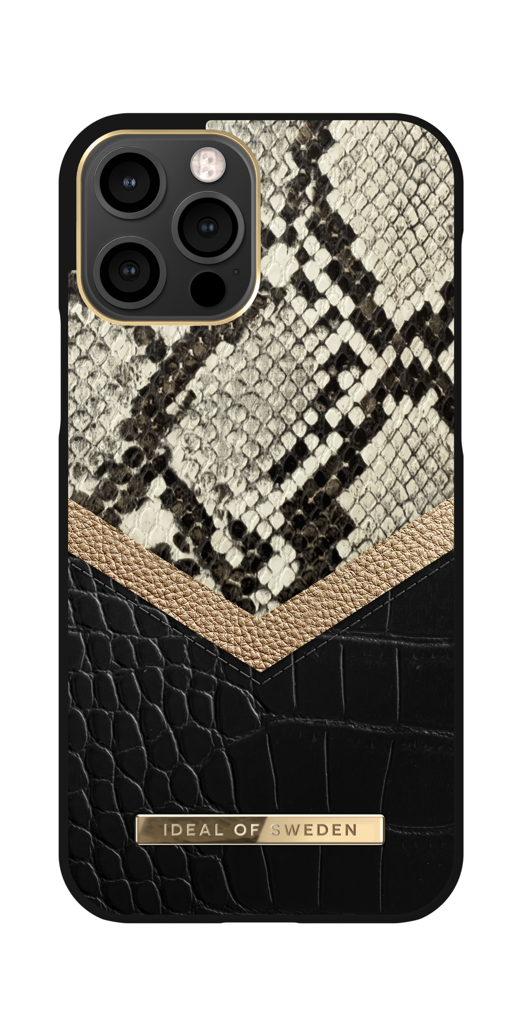 iDeal of Sweden iPhone 12/12 Pro Fashion back case midnight python