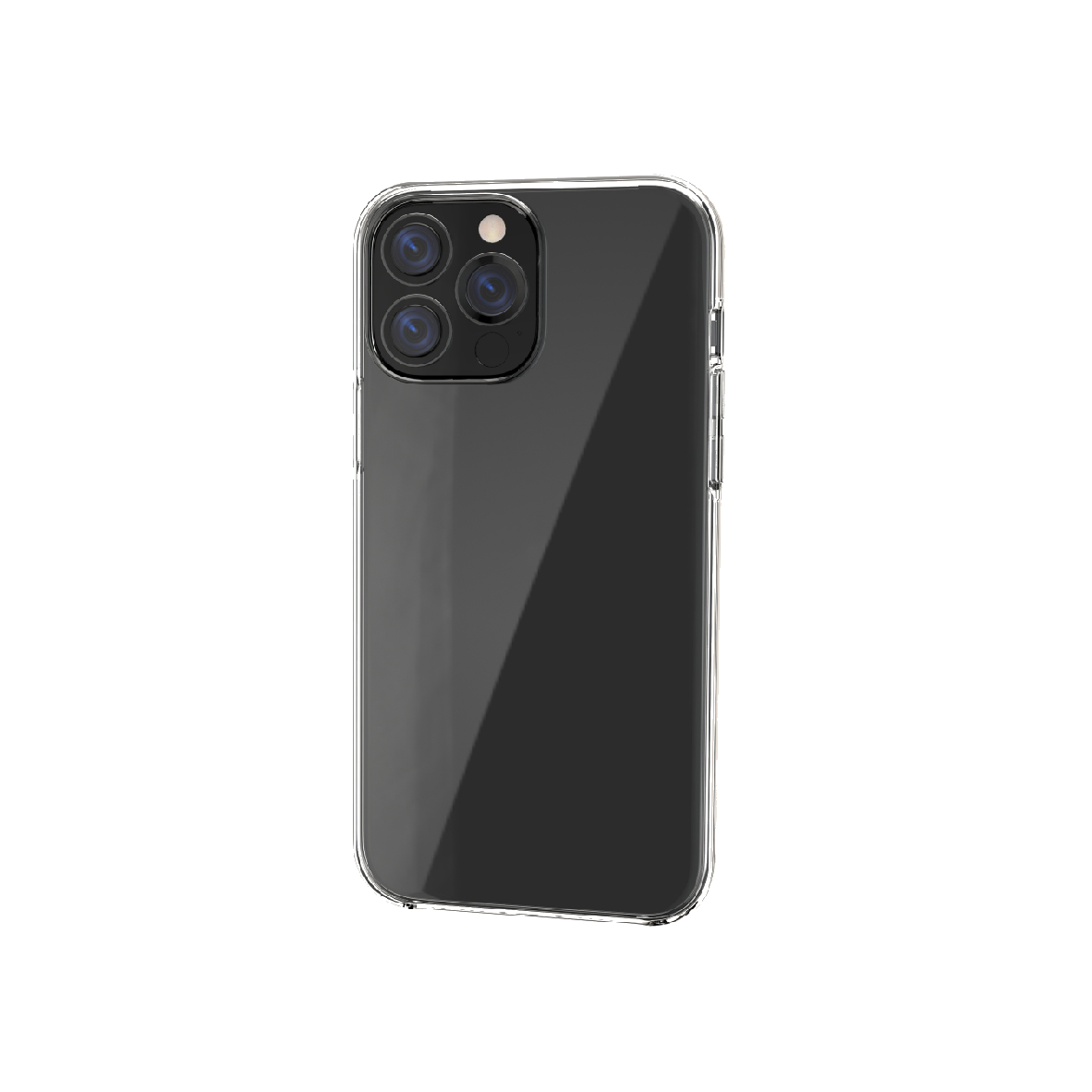 BeHello iPhone 13 Pro Crystal case transparant/grijs