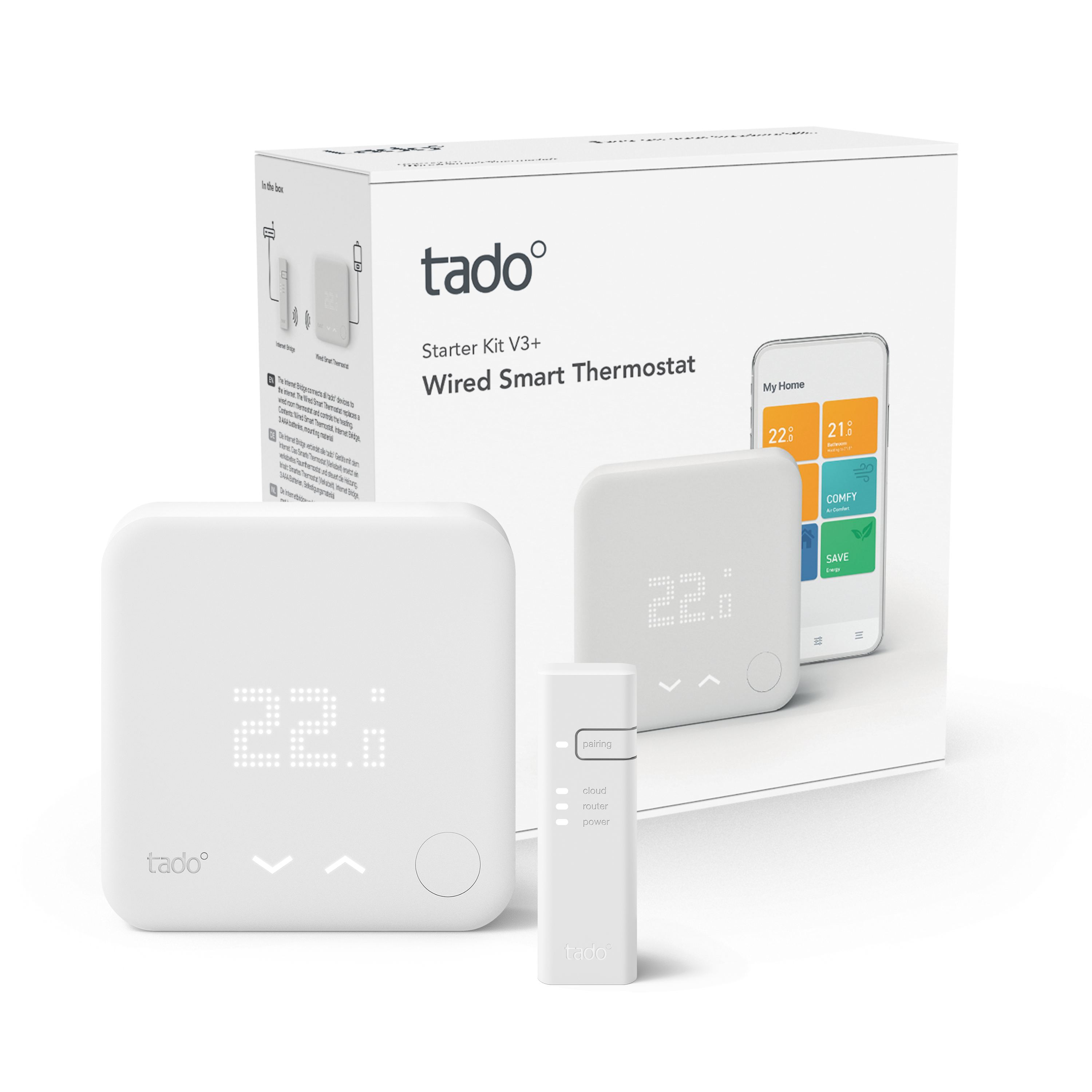 Tado Slimme thermostaat V3 startpakket wit