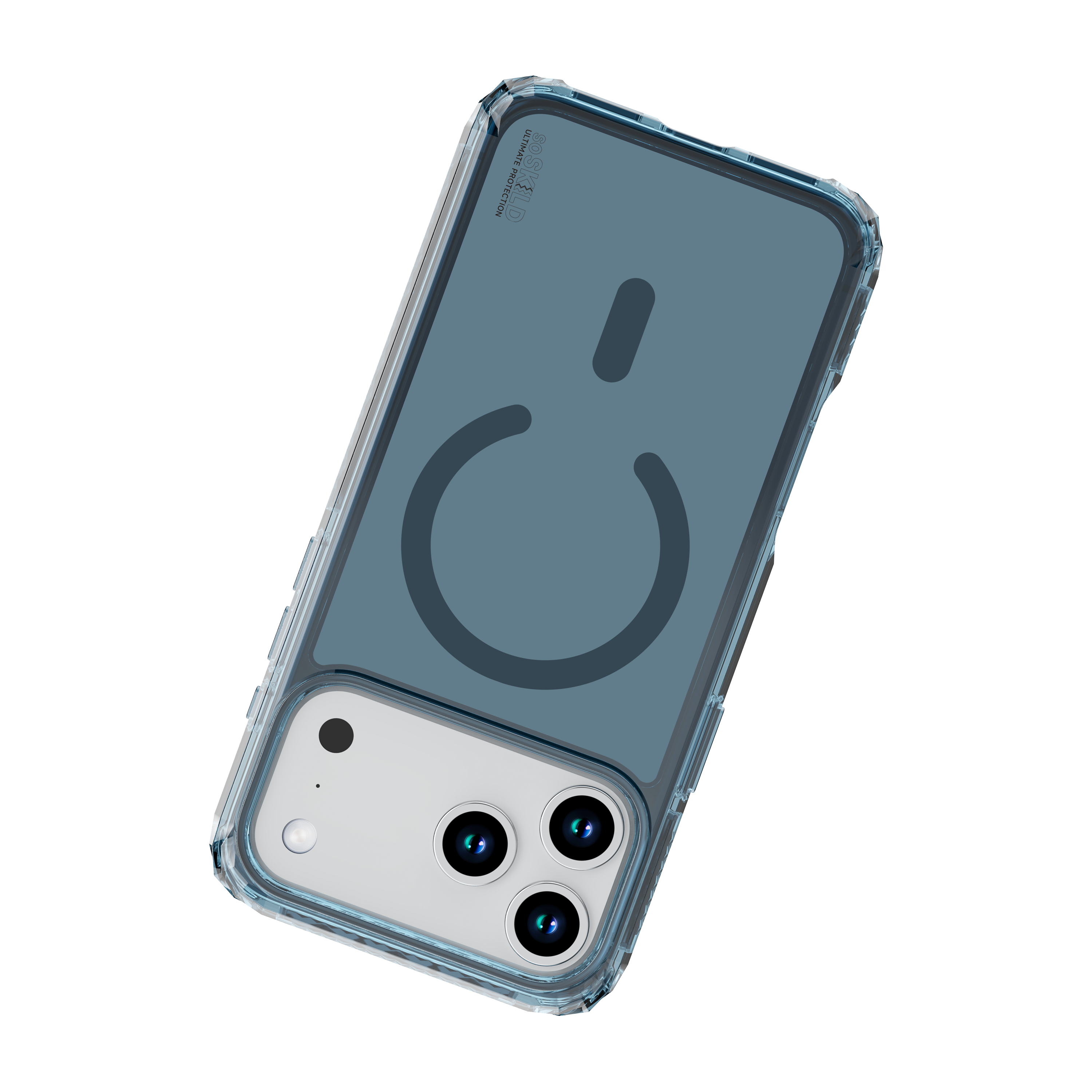 SoSkild iPhone 17 Pro Max Defend heavy impact case met magnetische ring grijs