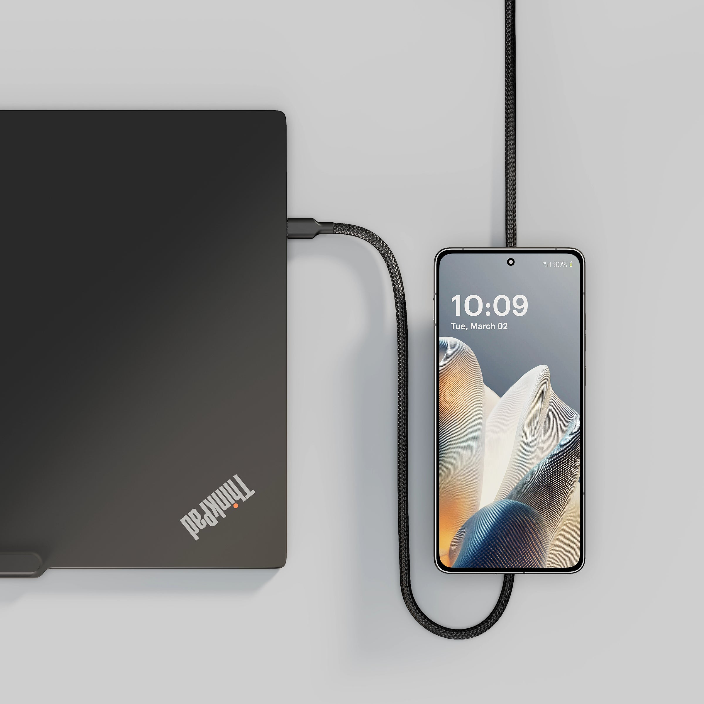Zens USB-C naar USB-C kabel Pro 2 zwart