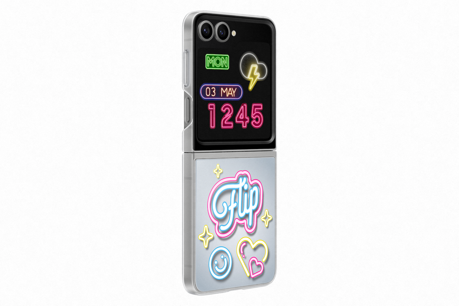 Samsung Galaxy Flip6 / Flip7 FE Flipsuit case transparant