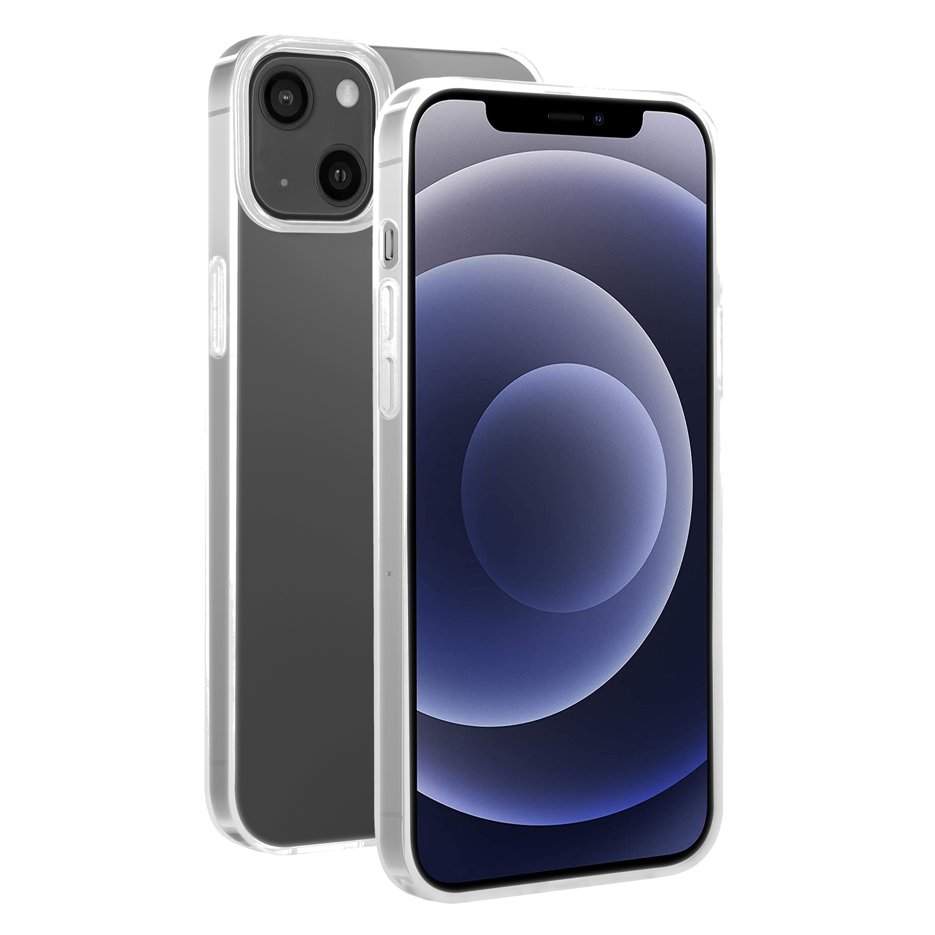 BeHello iPhone 13 mini Thin gel case transparant