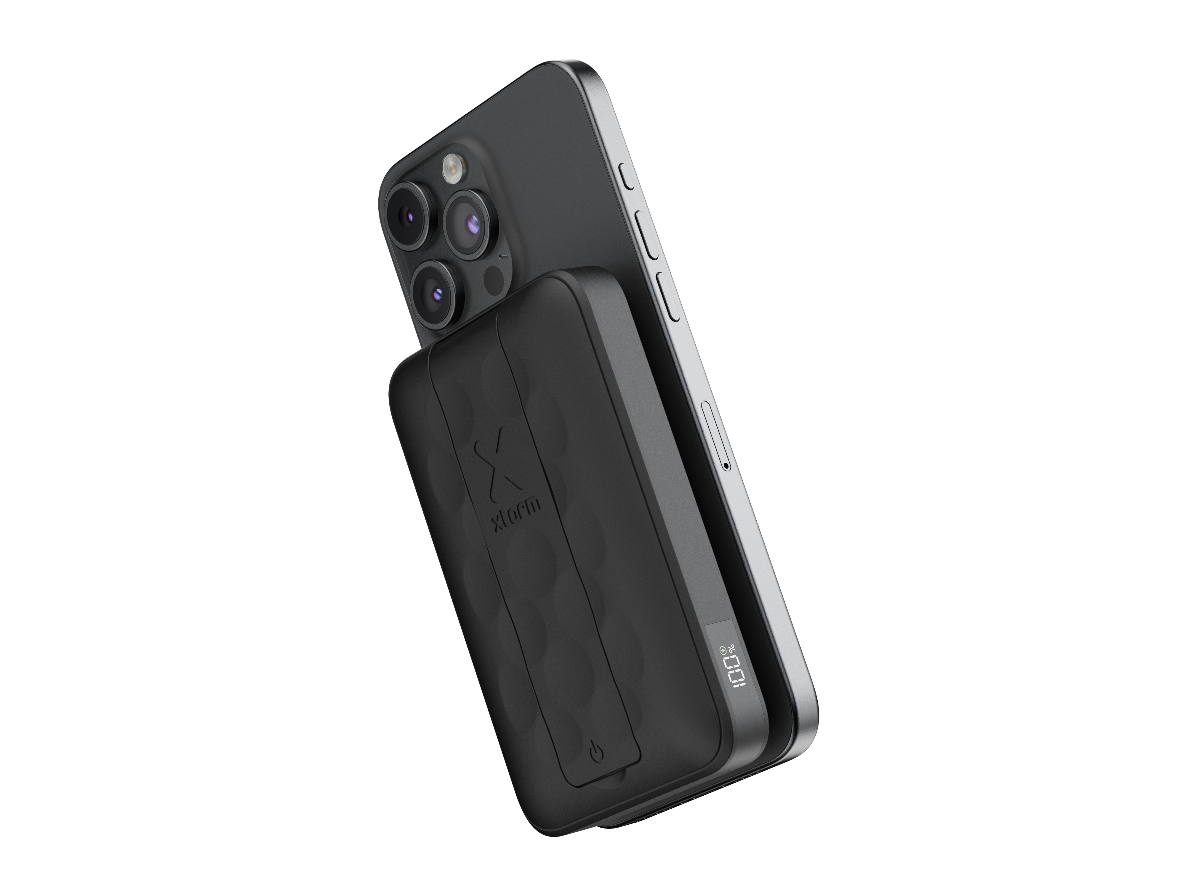 Xtorm Draadloze powerbank met magnetische ring 10.000mAh 15W zwart Xtorm Draadloze powerbank met magnetische ring 10.000mAh 15W zwart