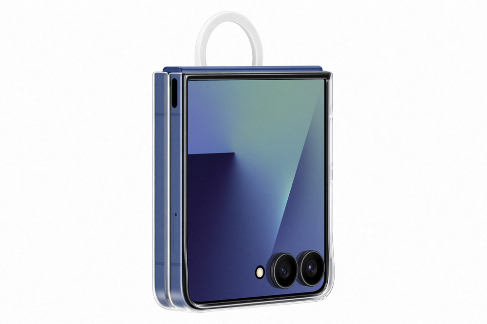 Samsung Galaxy Flip7 Clear ring case transparant