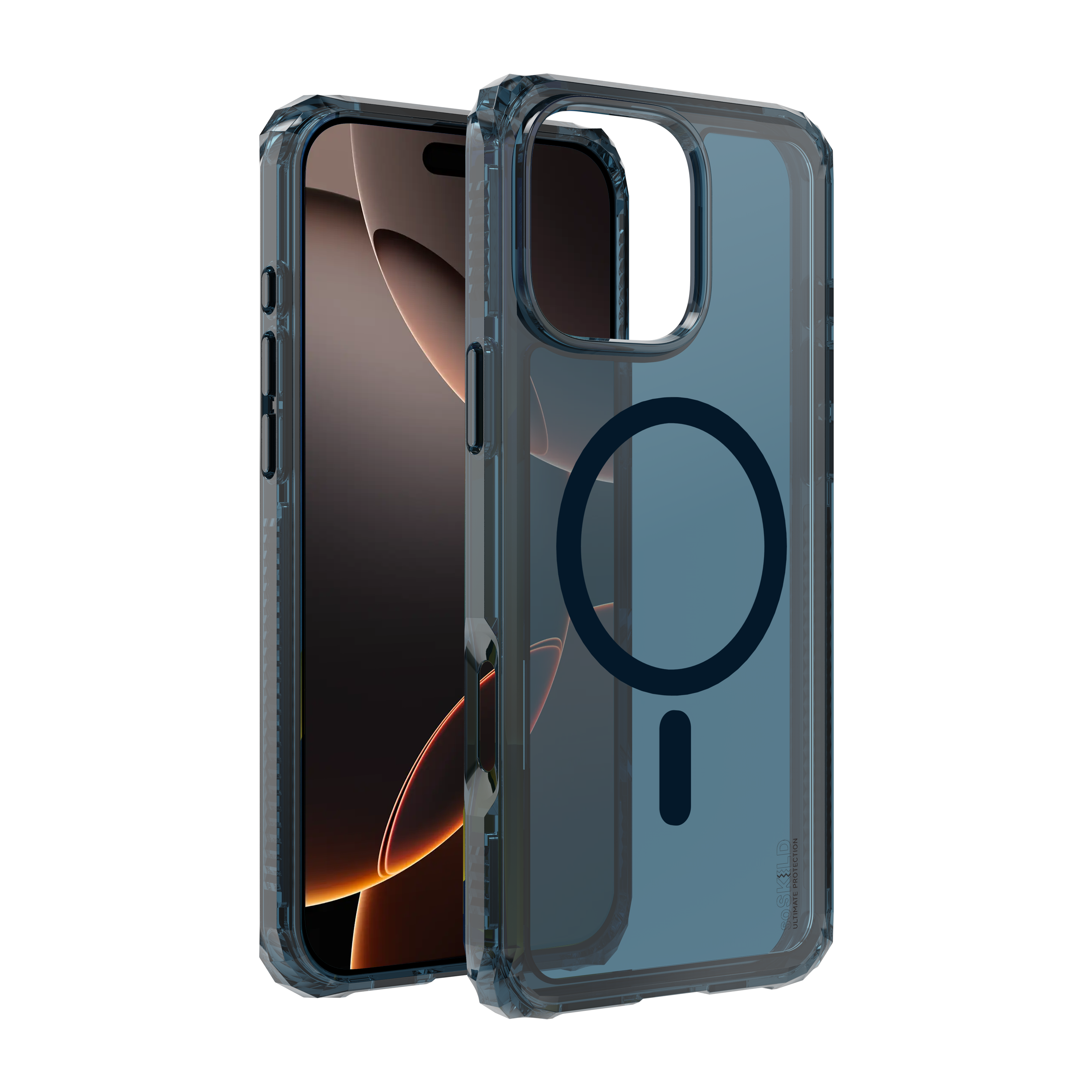 SoSkild iPhone 16 Pro Max Defend heavy impact case met magnetische ring grijs