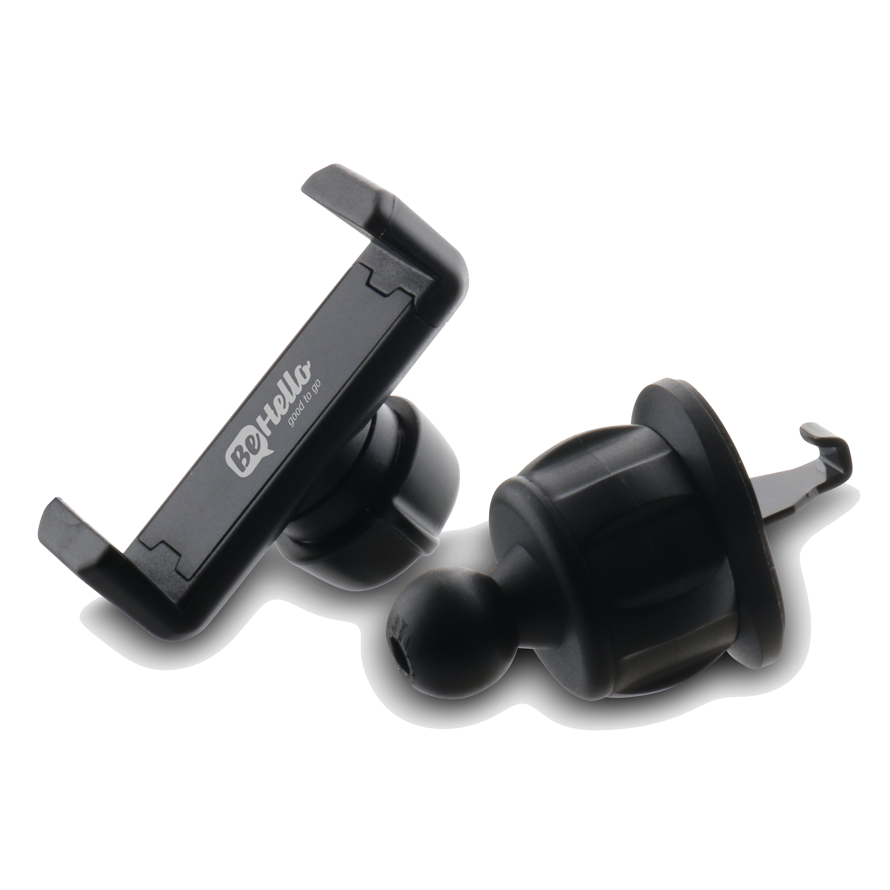 BeHello Telefoonhouder ventilatierooster tot 7 inch zwart