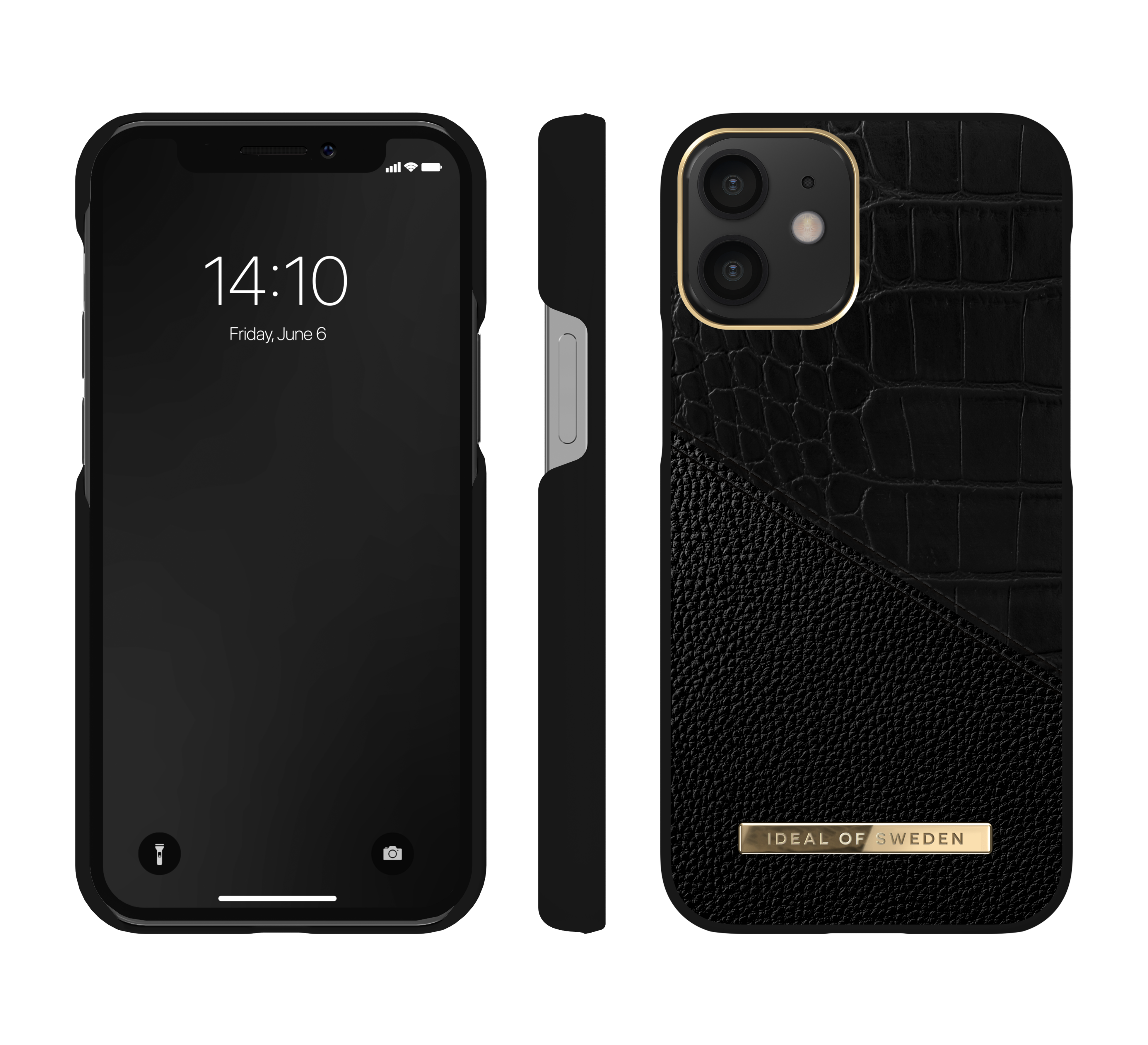 iDeal of Sweden iPhone 12 mini Fashion back case nightfall croco