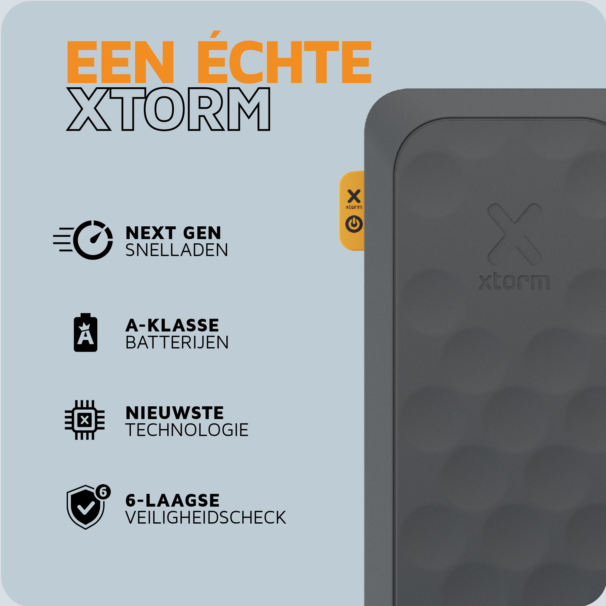 Xtorm Powerbank 27.000mAh 67W zwart