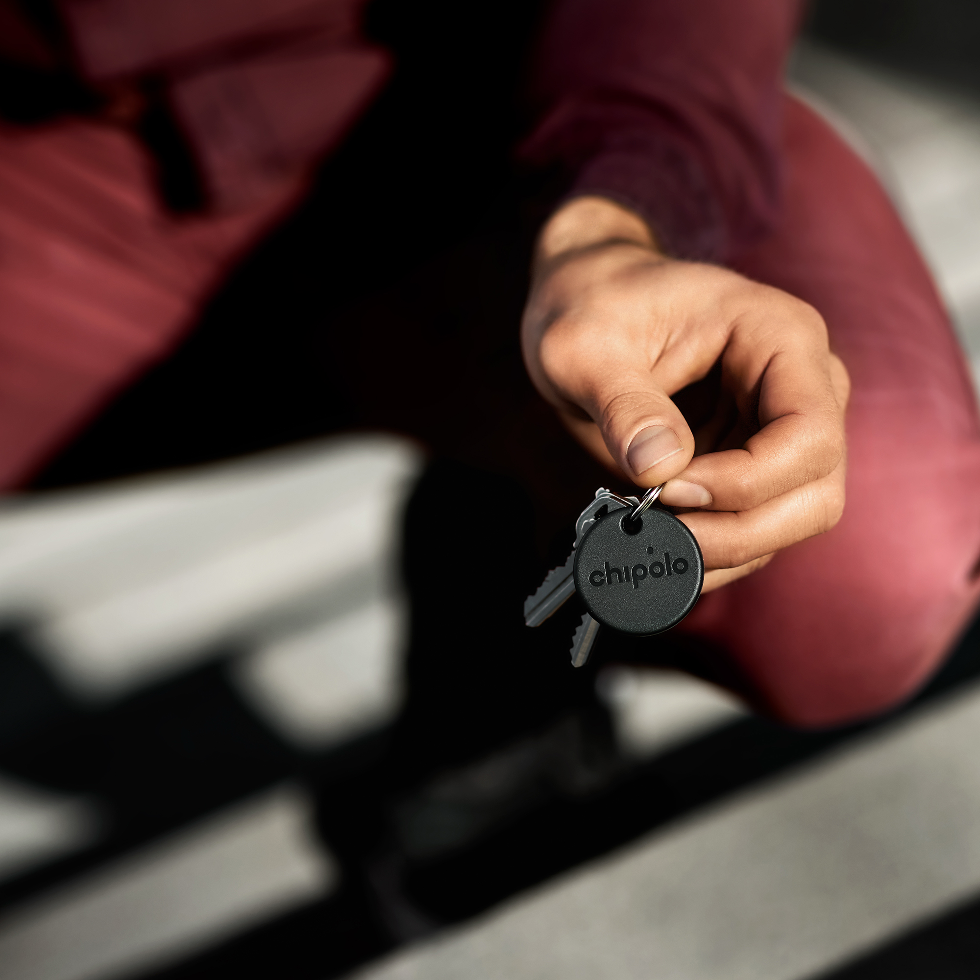 Chipolo ONE Spot bluetooth tracker (4 pack) zwart