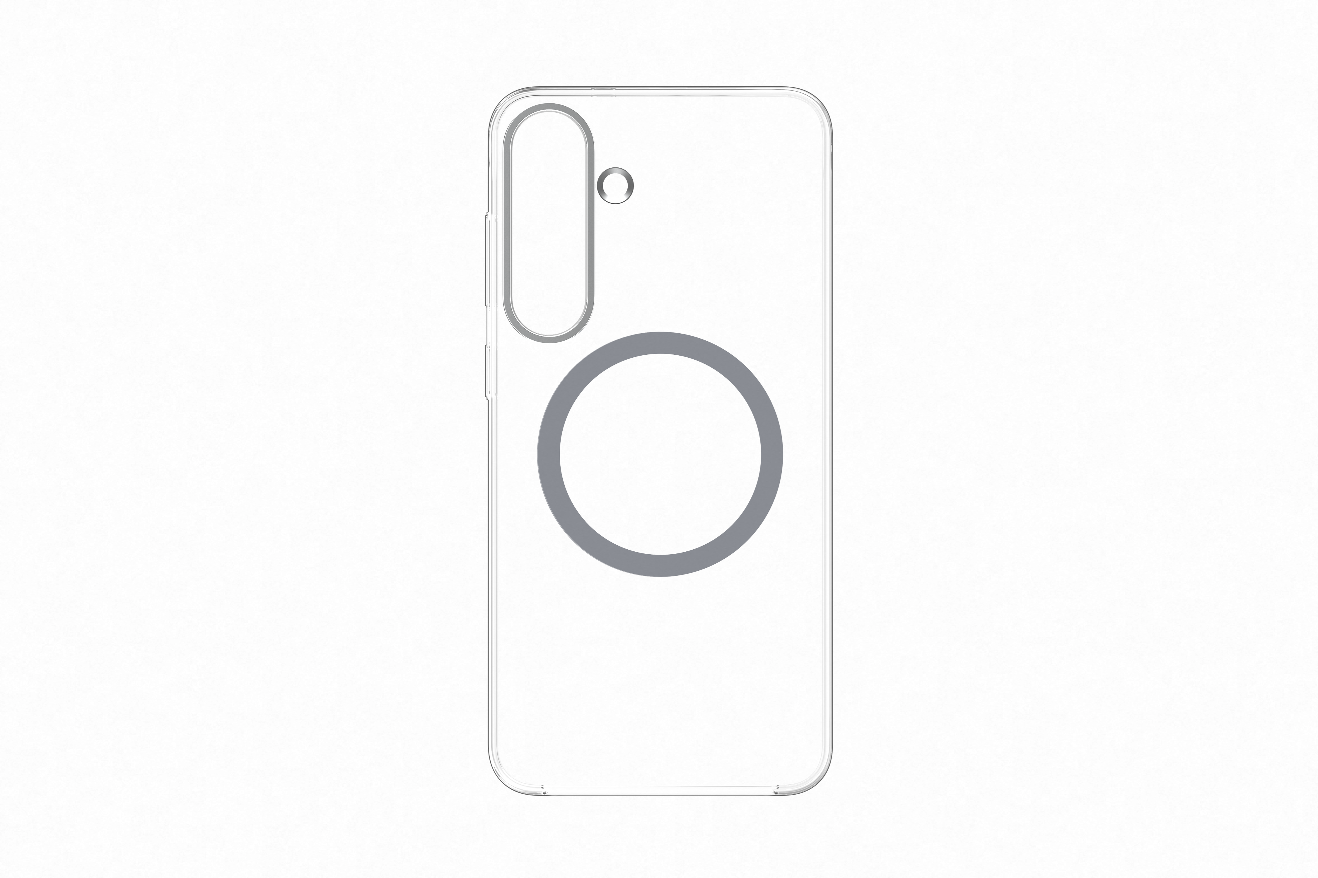 Samsung Galaxy S25+ Clear magnet case transparant