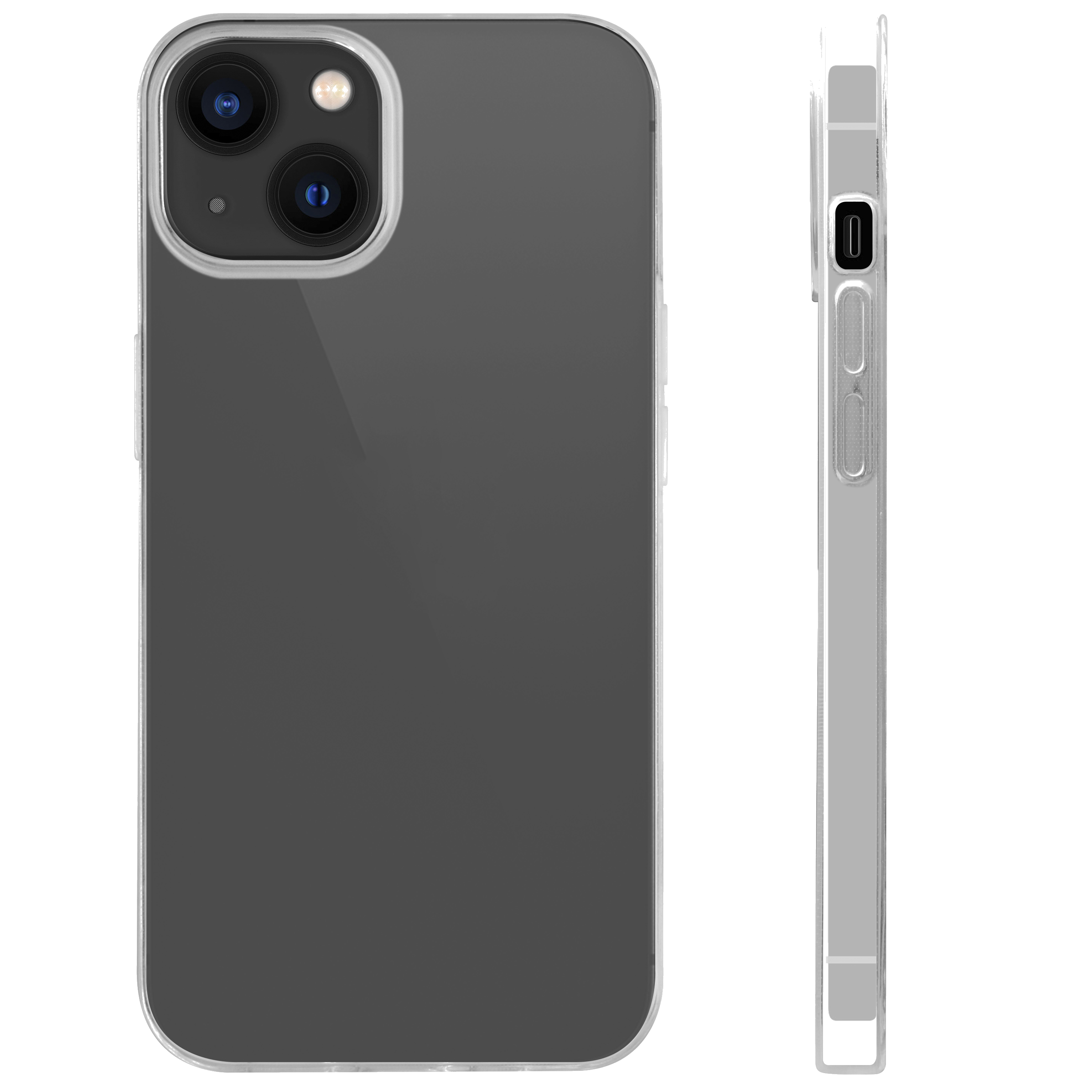 BeHello iPhone 14 Plus Thin gel case transparant