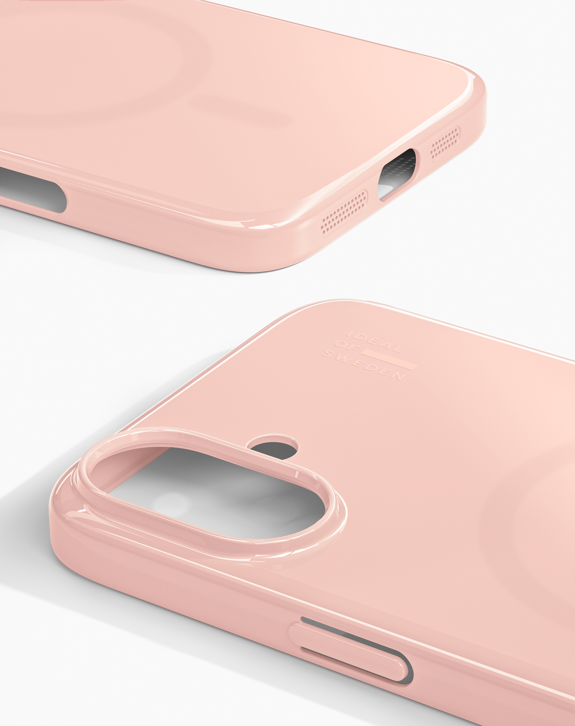 iDeal of Sweden iPhone 17 Slim case glossy blush pink