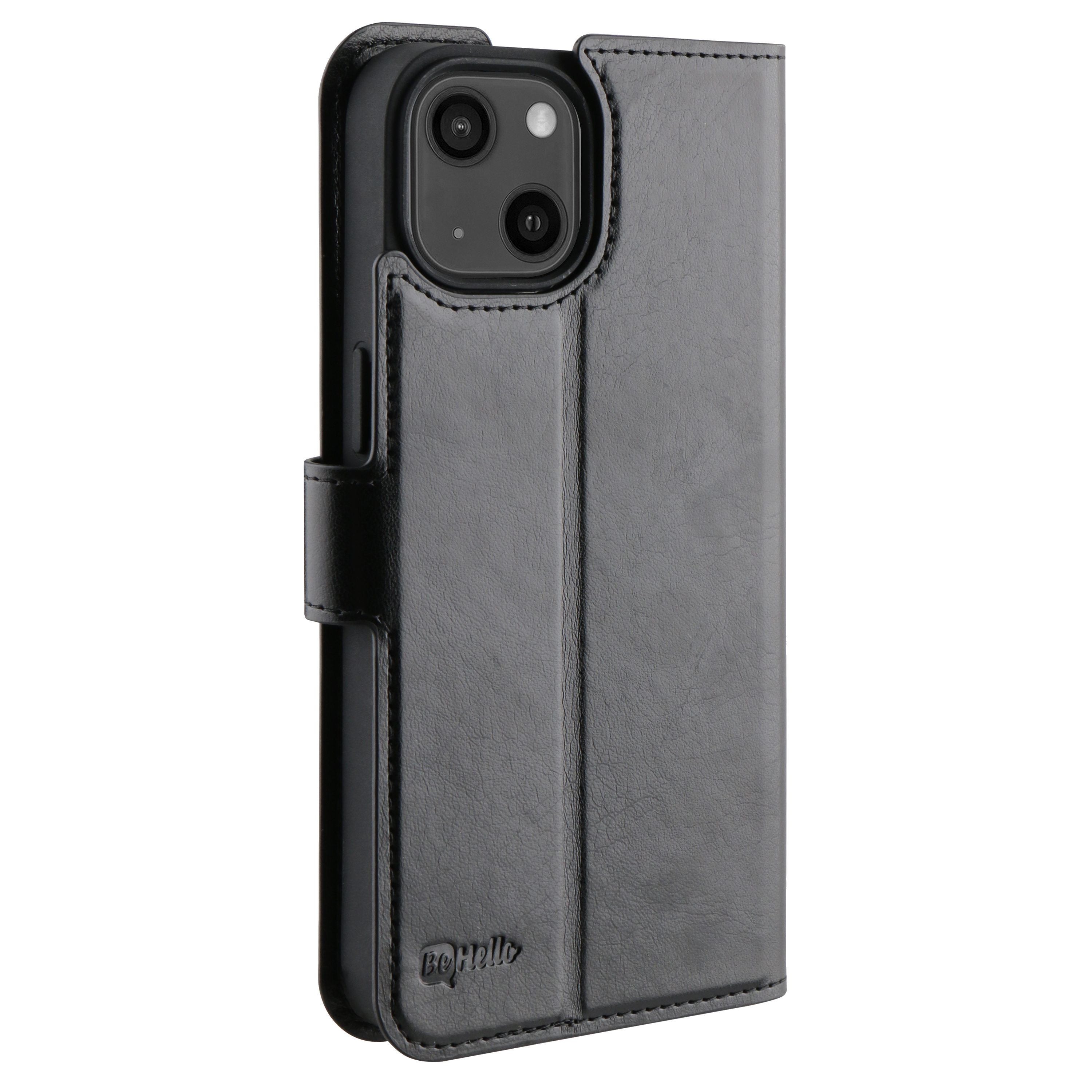 BeHello iPhone 13 mini Gel wallet case zwart