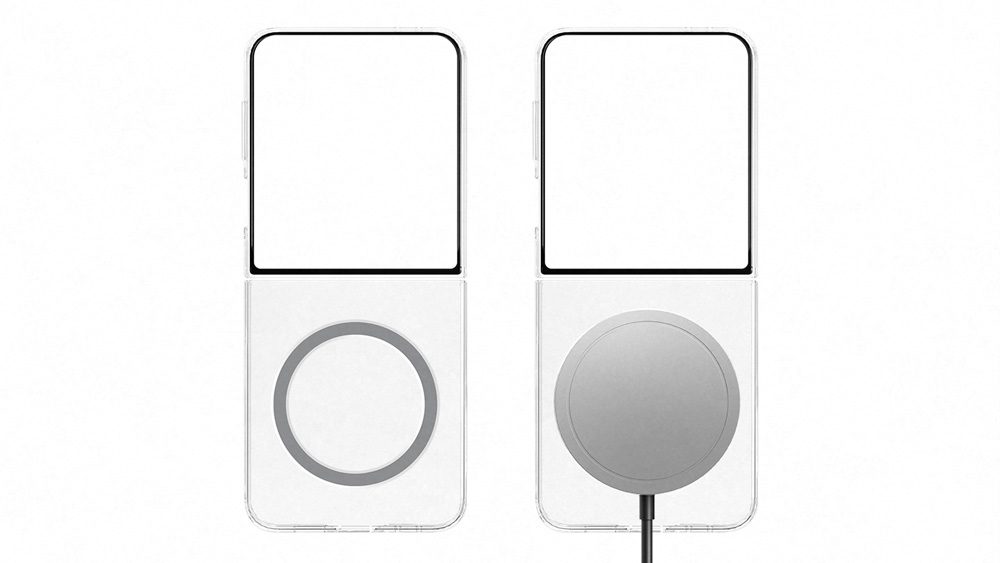 Samsung Galaxy Flip7 Clear magnet case transparant