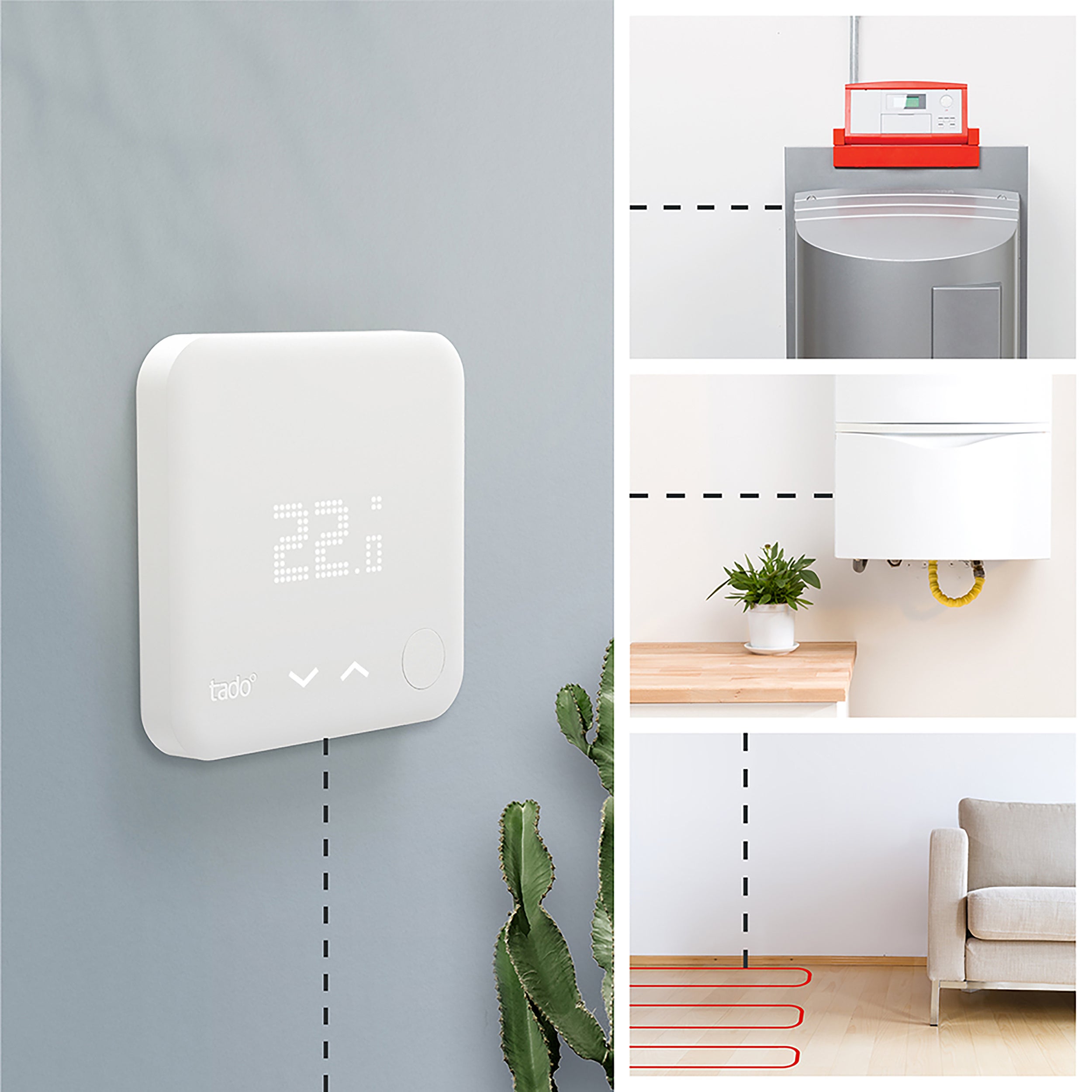 Tado Slimme thermostaat V3 startpakket wit