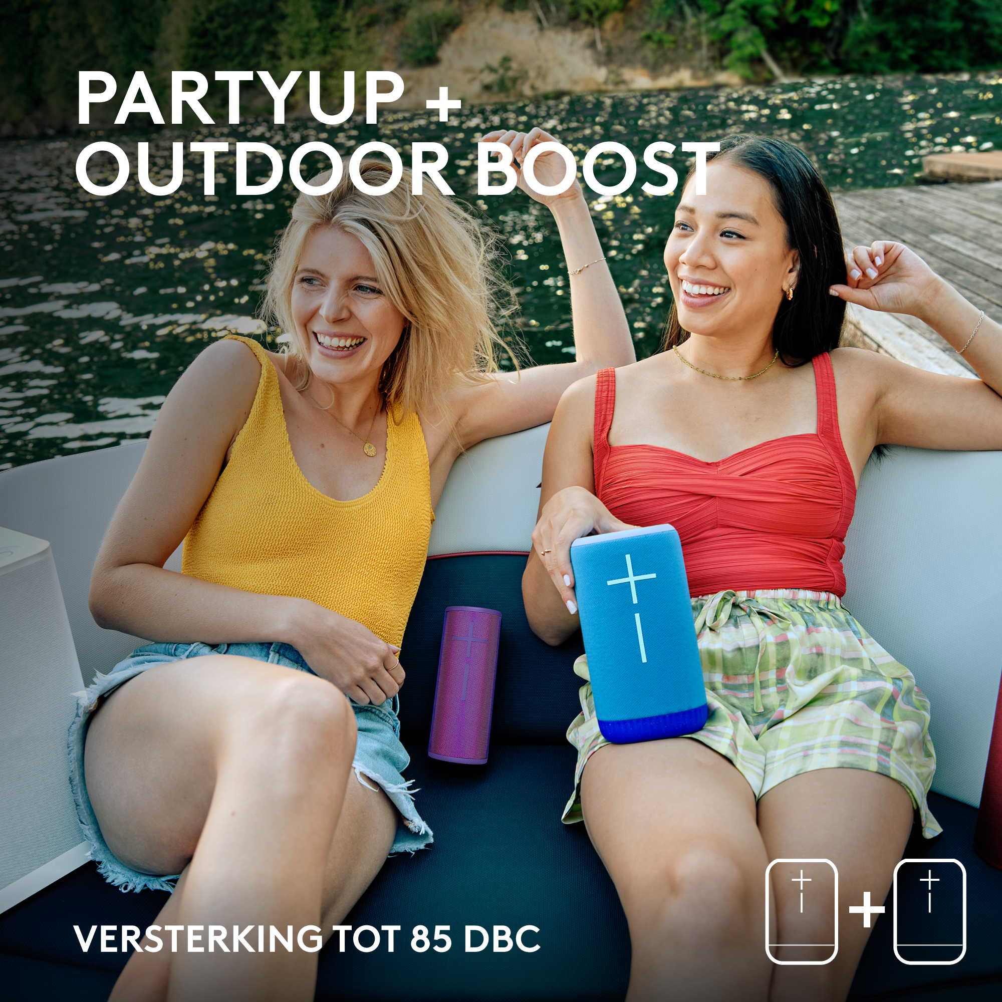 Ultimate Ears Everboom 4 bluetooth speaker blauw